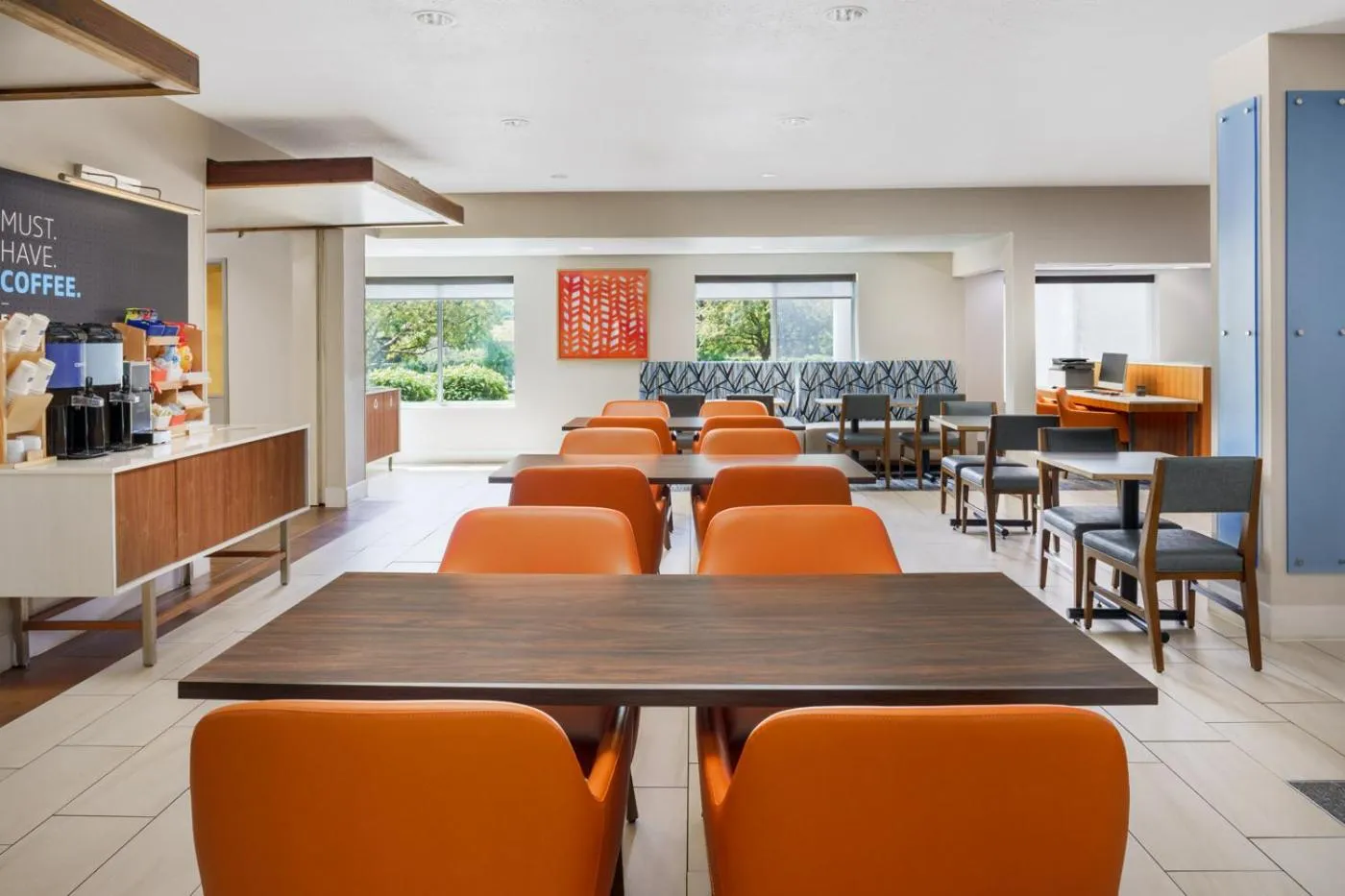 Seating area in Holiday Inn Express Irondequoit by IHG