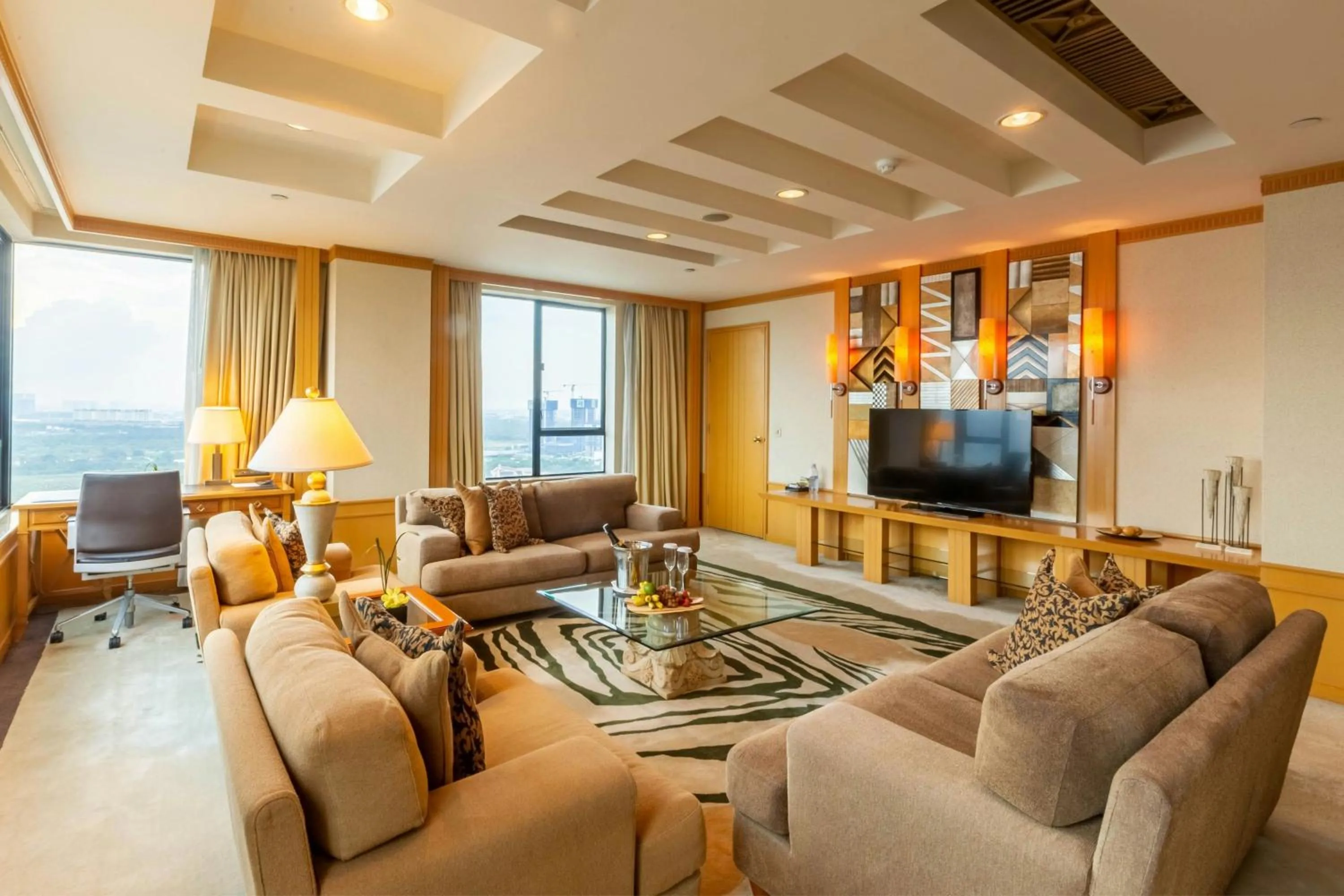 Living room in Renaissance Riverside Hotel Saigon