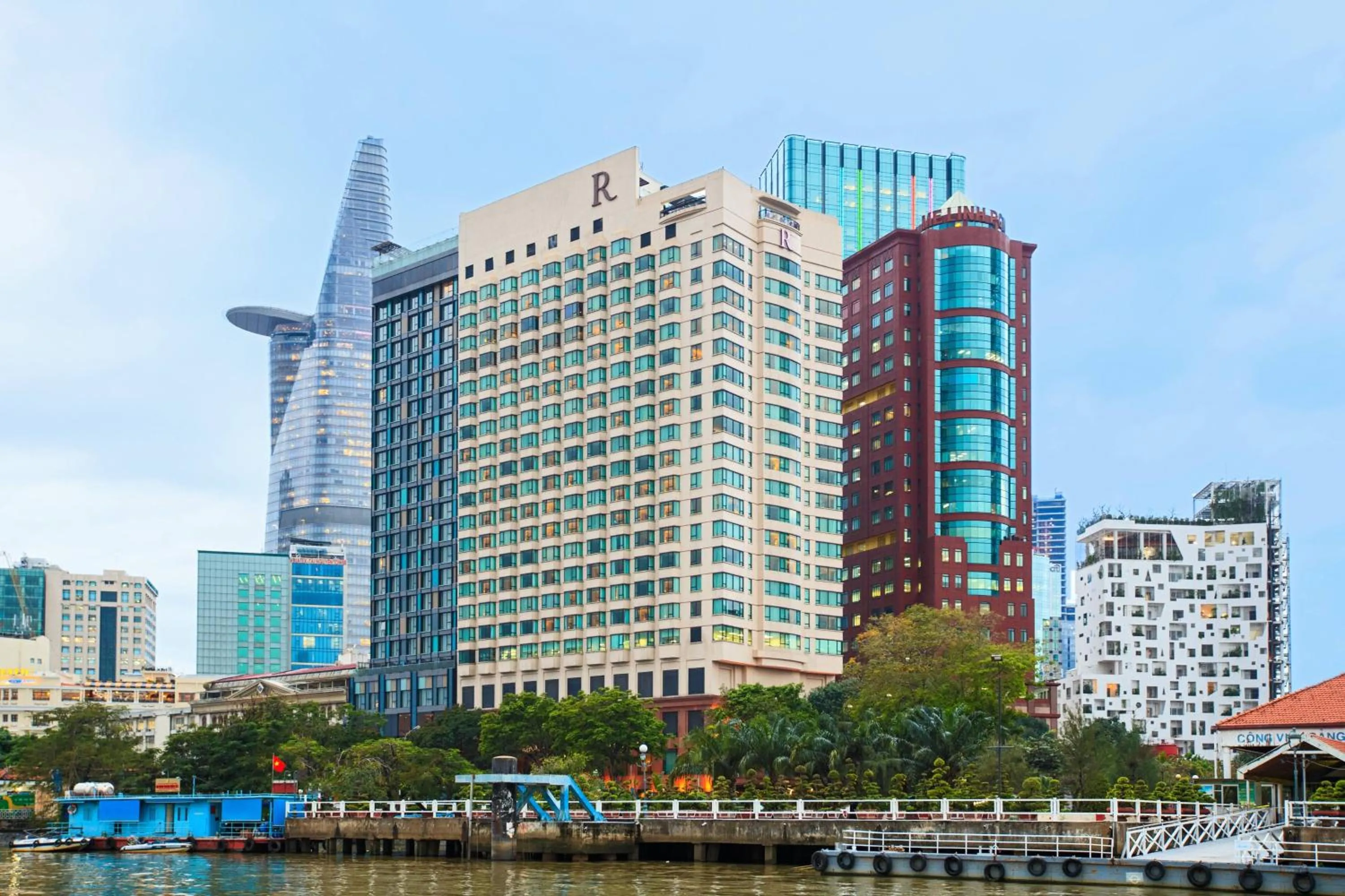 Property building in Renaissance Riverside Hotel Saigon
