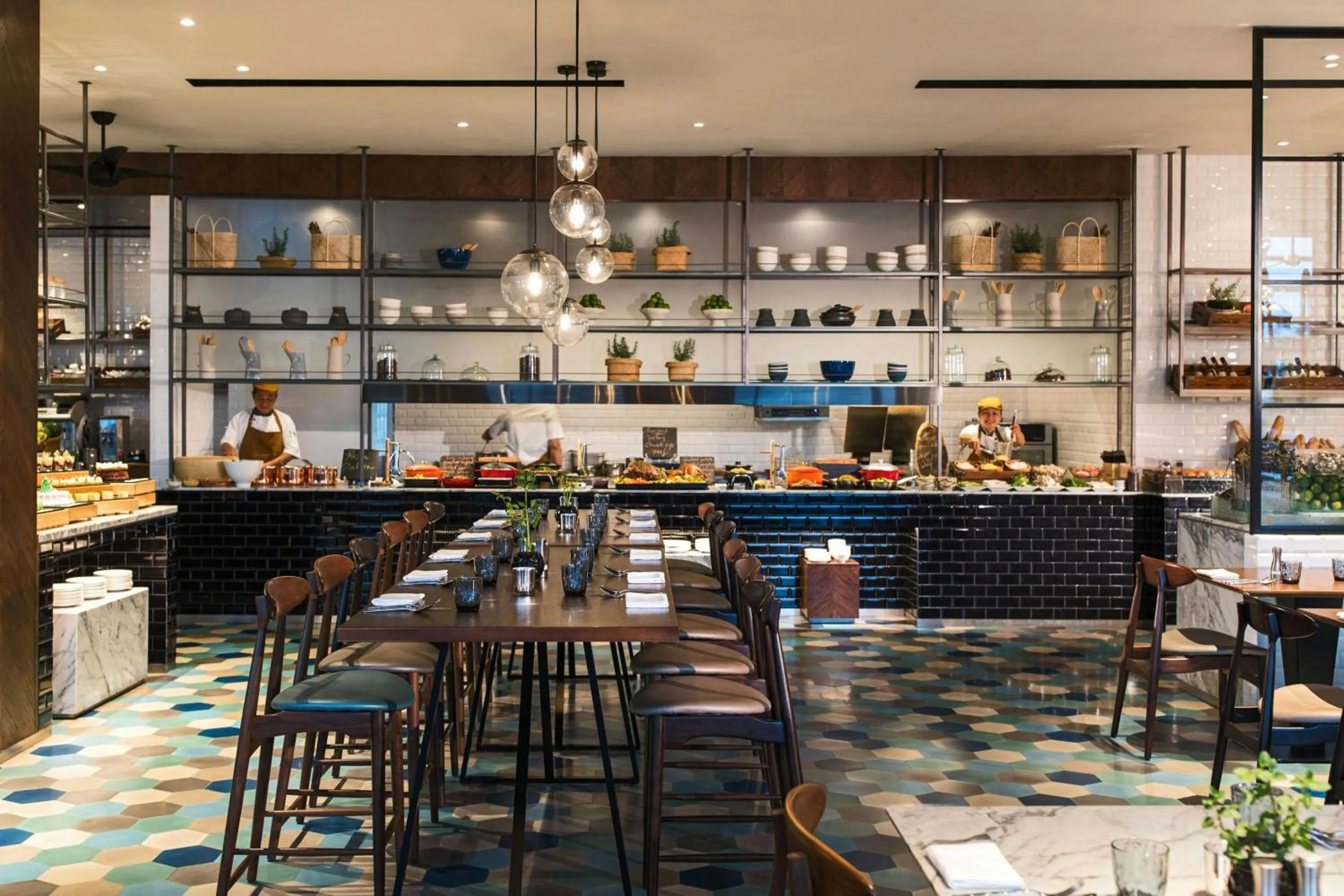 Kitchen or kitchenette in Renaissance Riverside Hotel Saigon