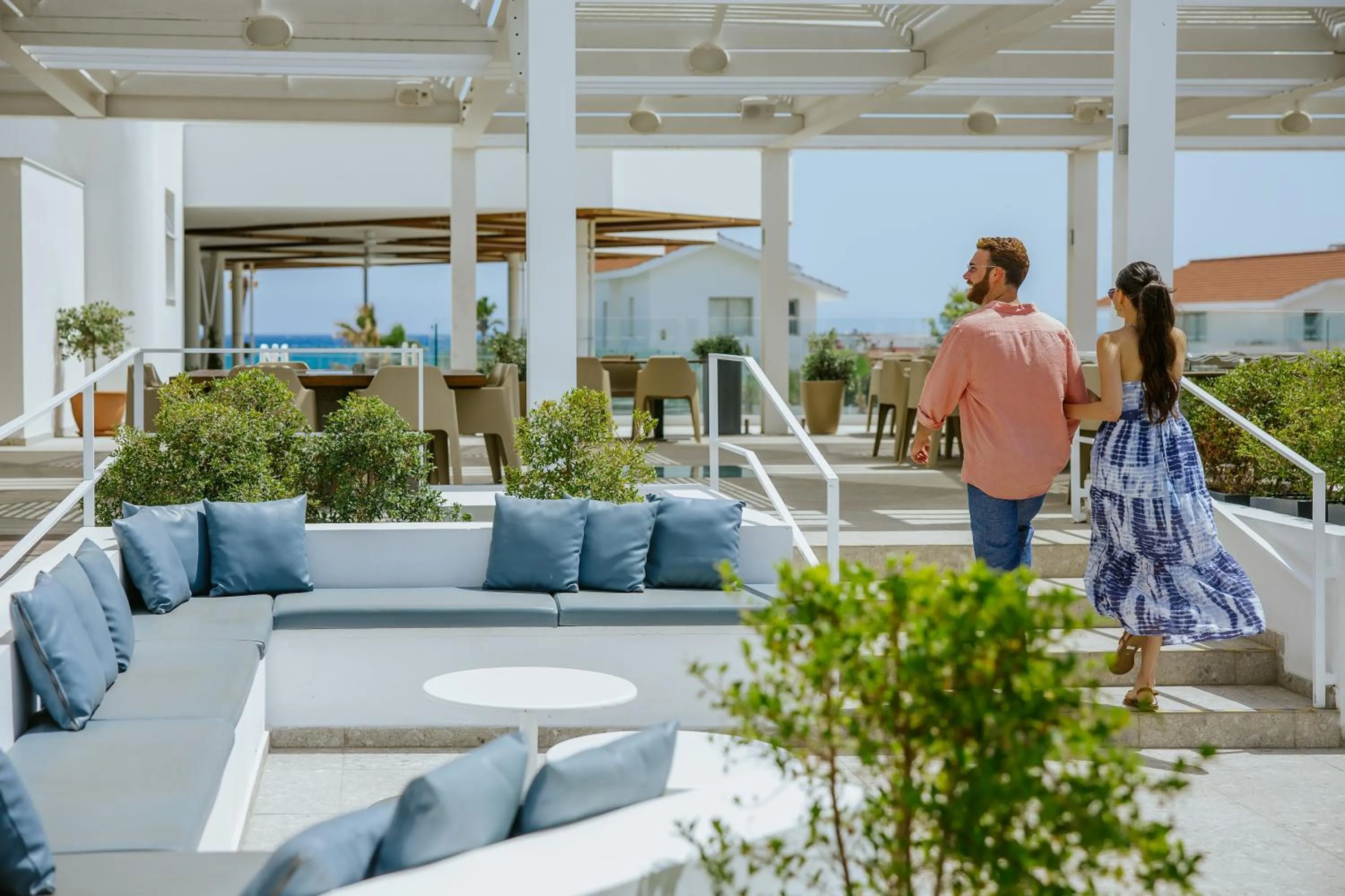 Patio in Lordos Beach Hotel & Spa