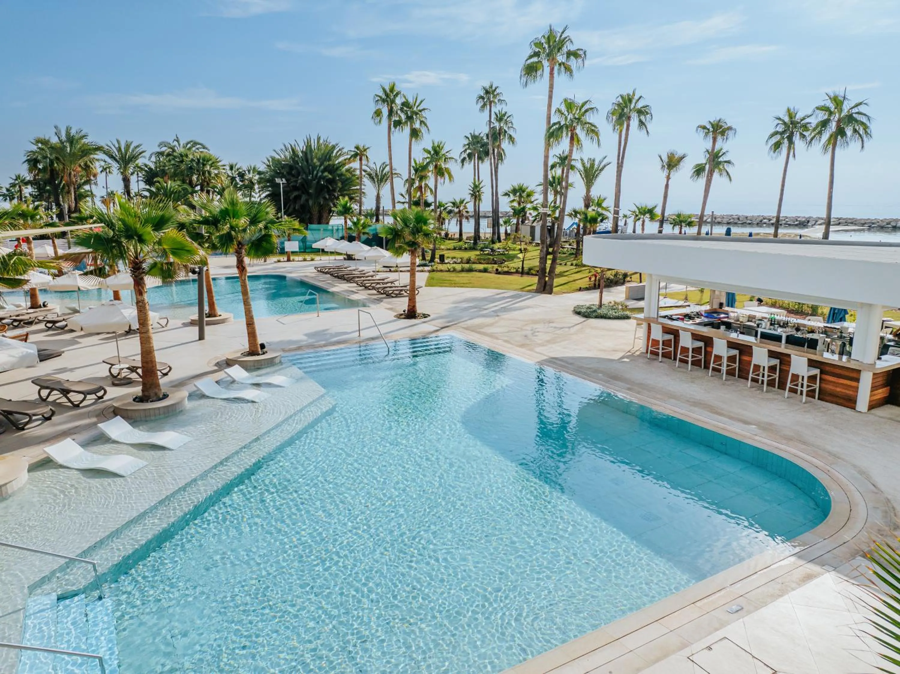 Swimming pool in Lordos Beach Hotel & Spa
