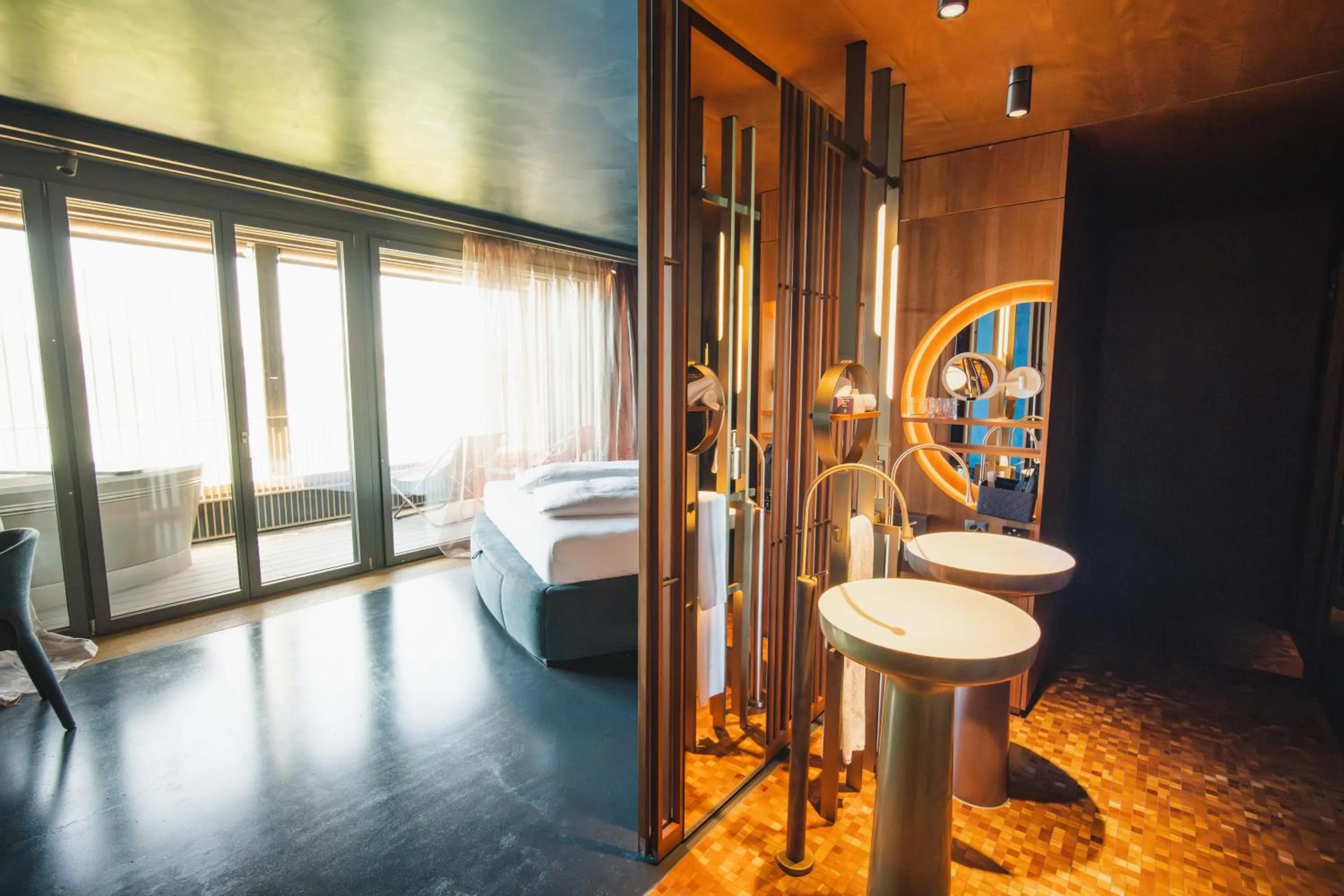 Photo of the whole room, Bed in Sonne Seehotel