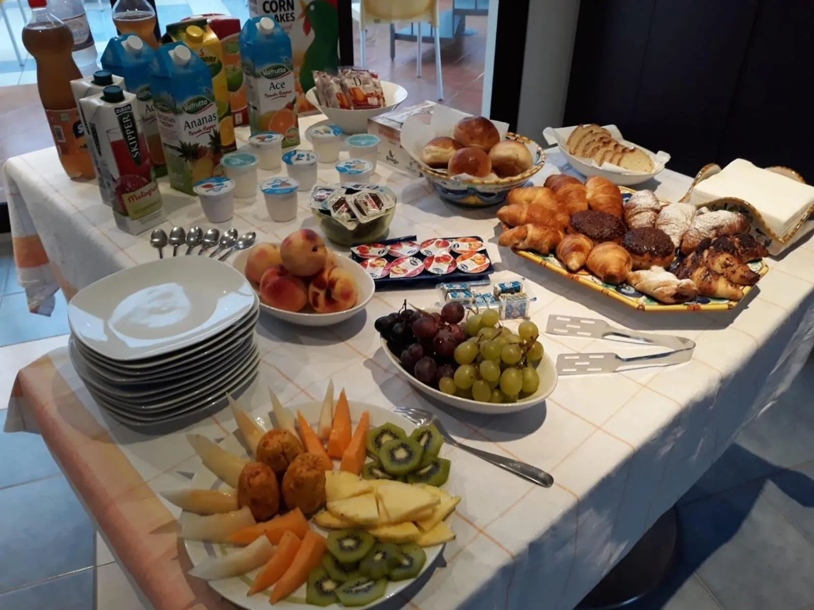 Food and drinks in B&B Il Mandorlo