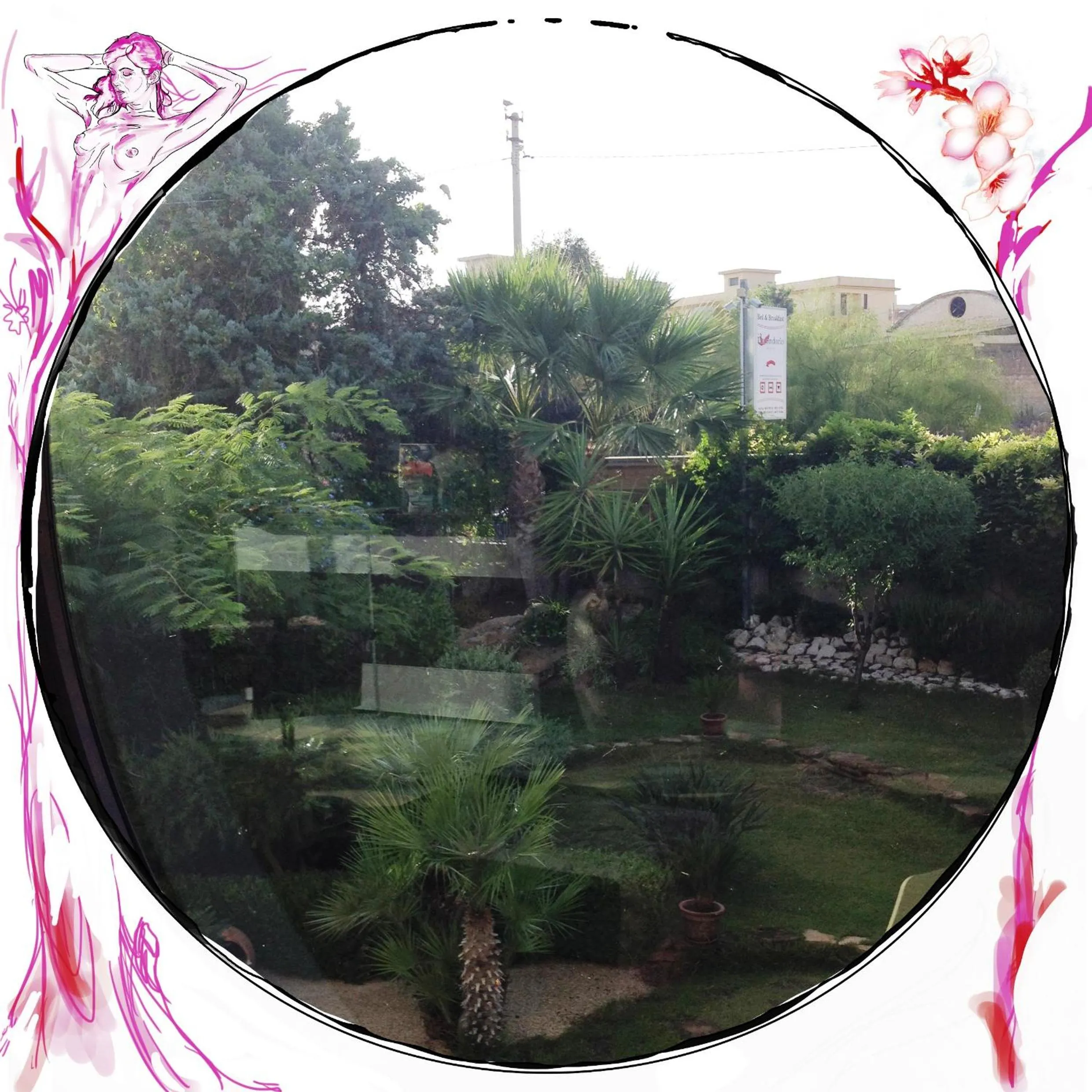 Decorative detail in B&B Il Mandorlo