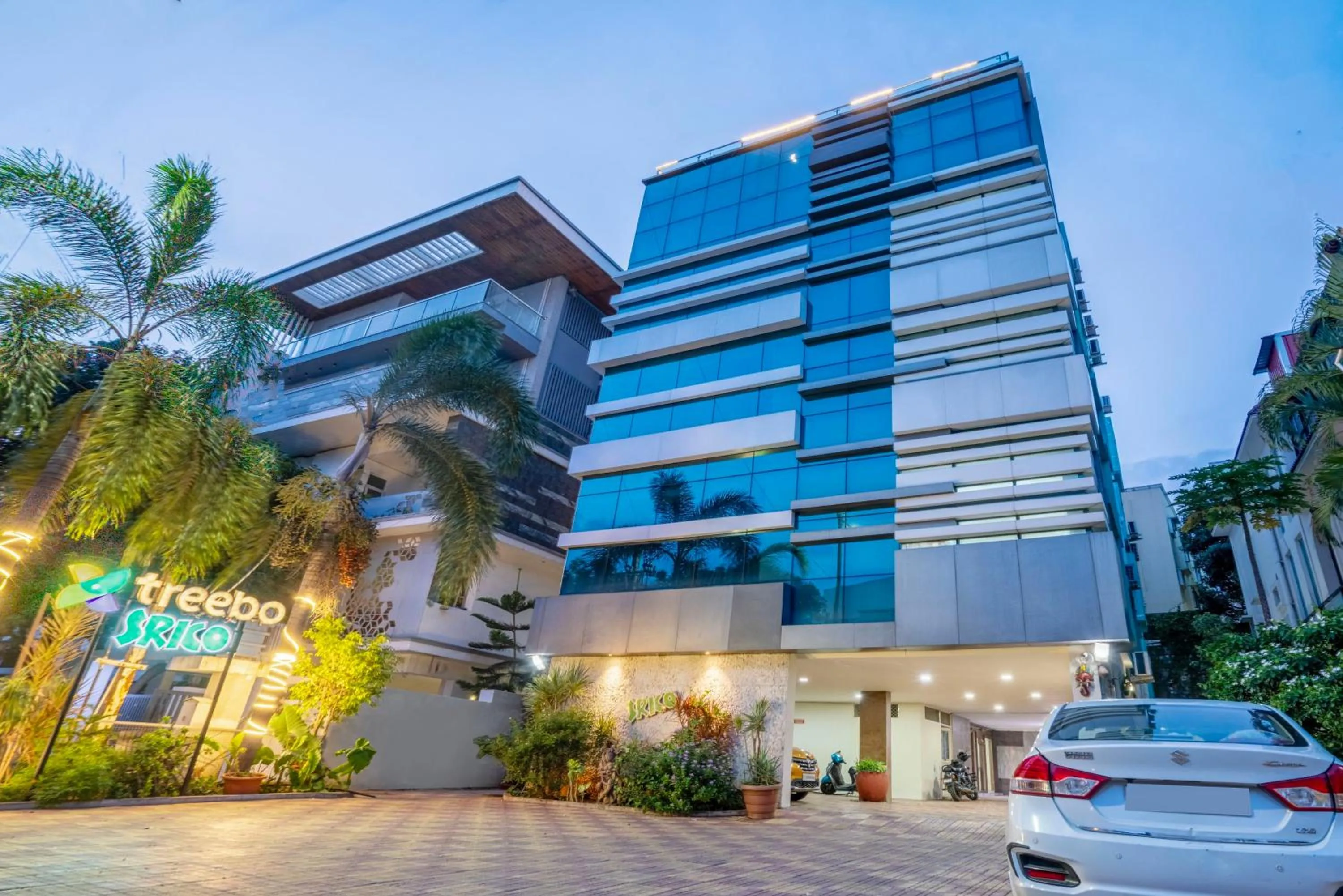 Property building in Treebo Srico, Banjara Hills