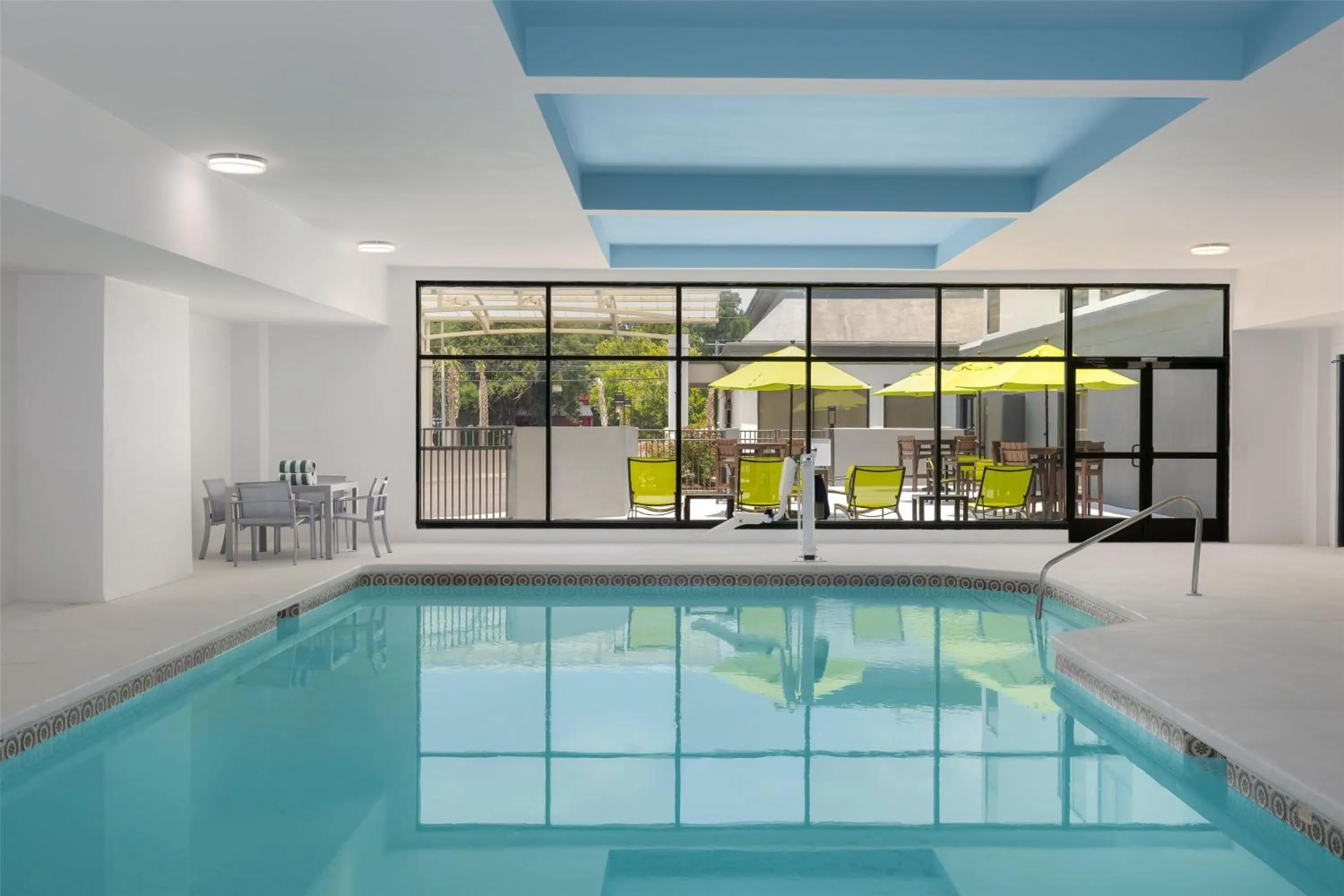 Pool view in Doubletree By Hilton Wilmington, Nc