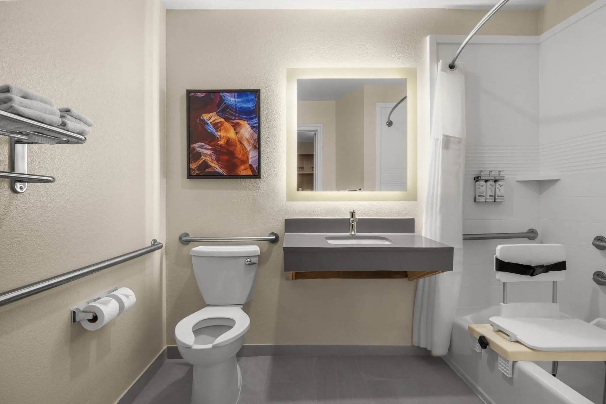 Bathroom in Candlewood Suites - Texas City by IHG