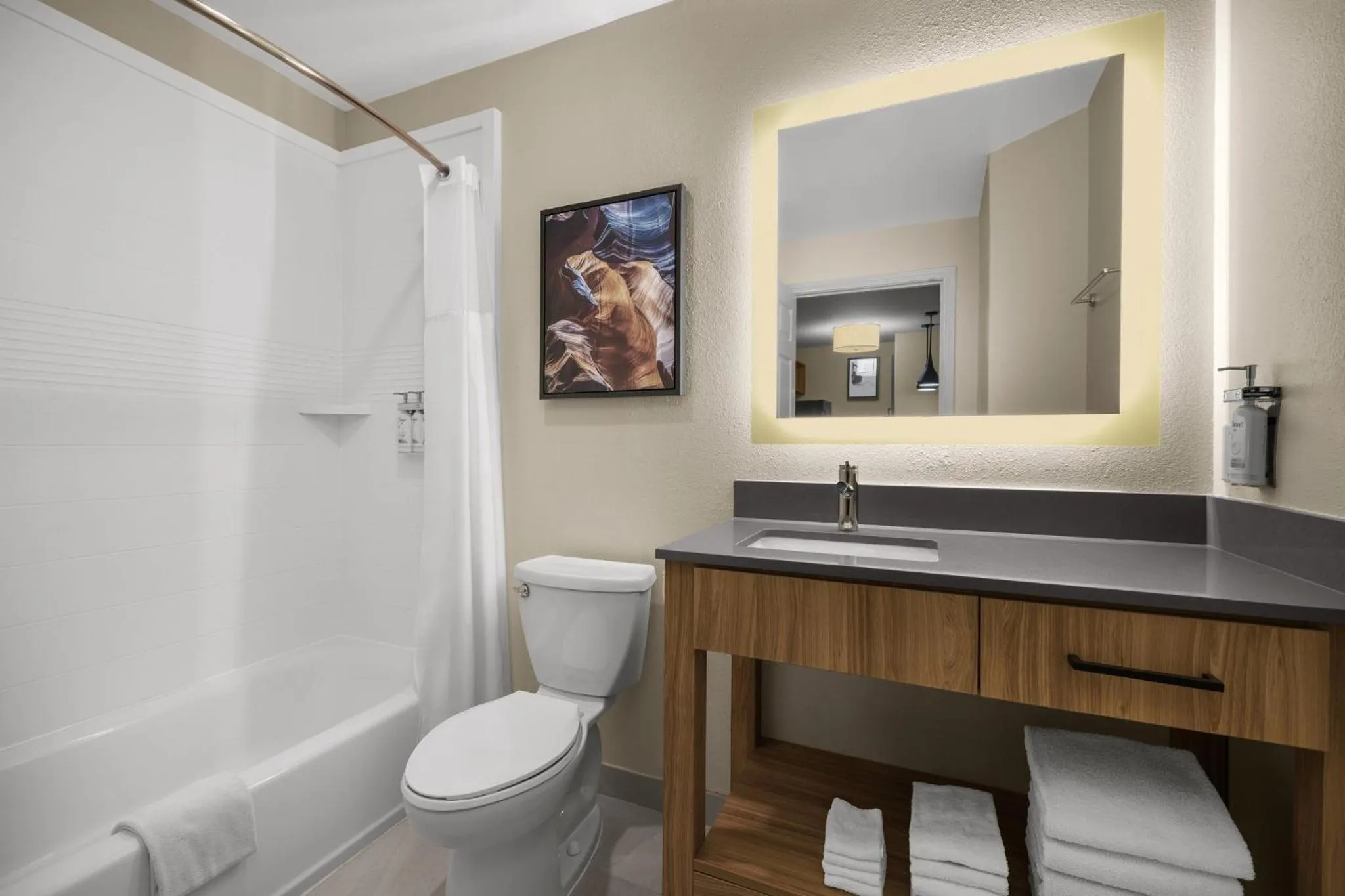 Bathroom in Candlewood Suites - Texas City by IHG