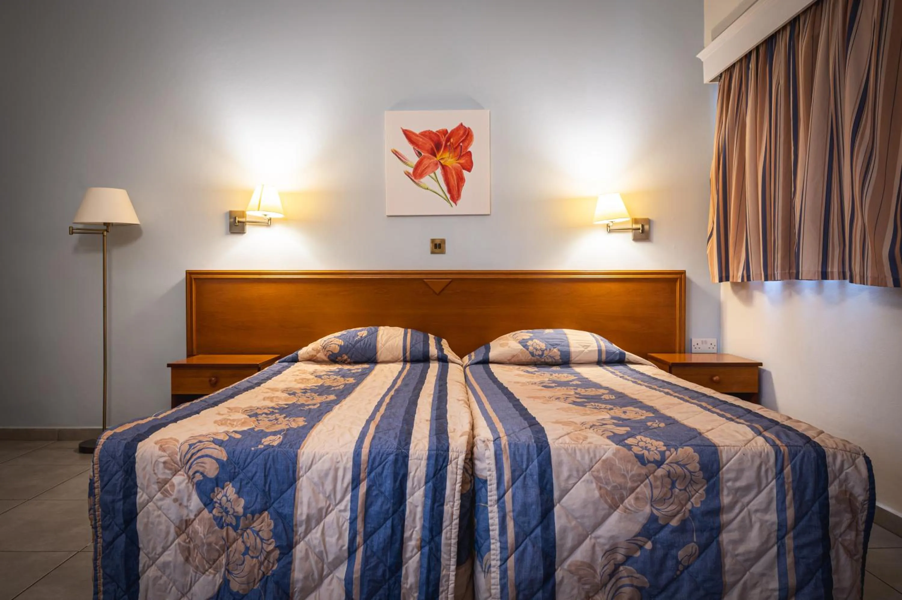 View (from property/room), Bed in Kefalos Damon Hotel Apartments