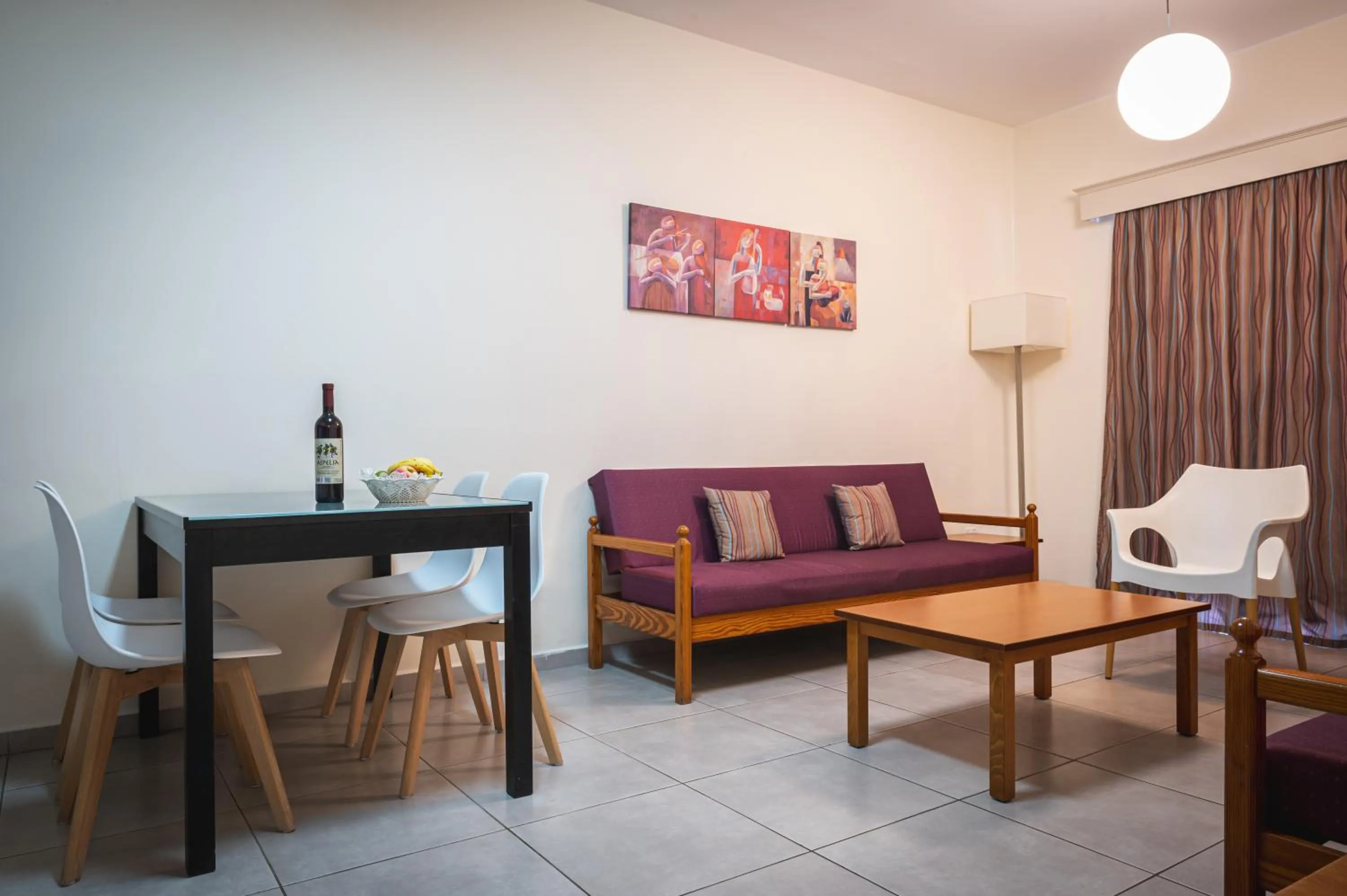 Living room in Kefalos Damon Hotel Apartments