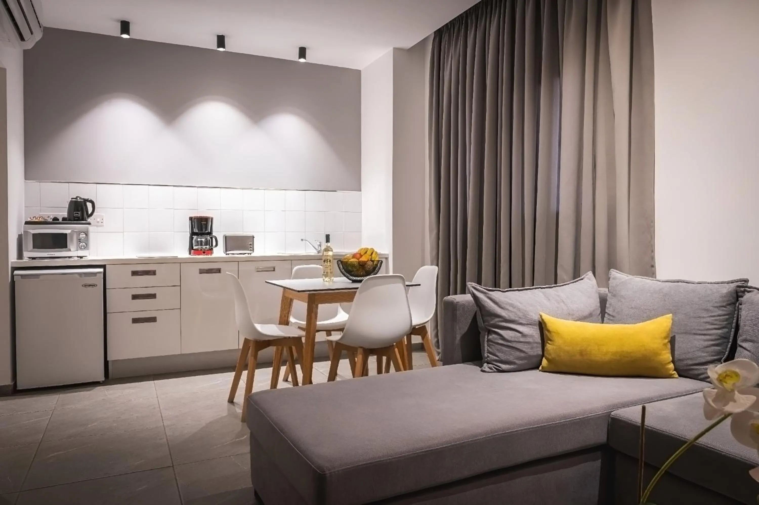 Living room in Kefalos Damon Hotel Apartments