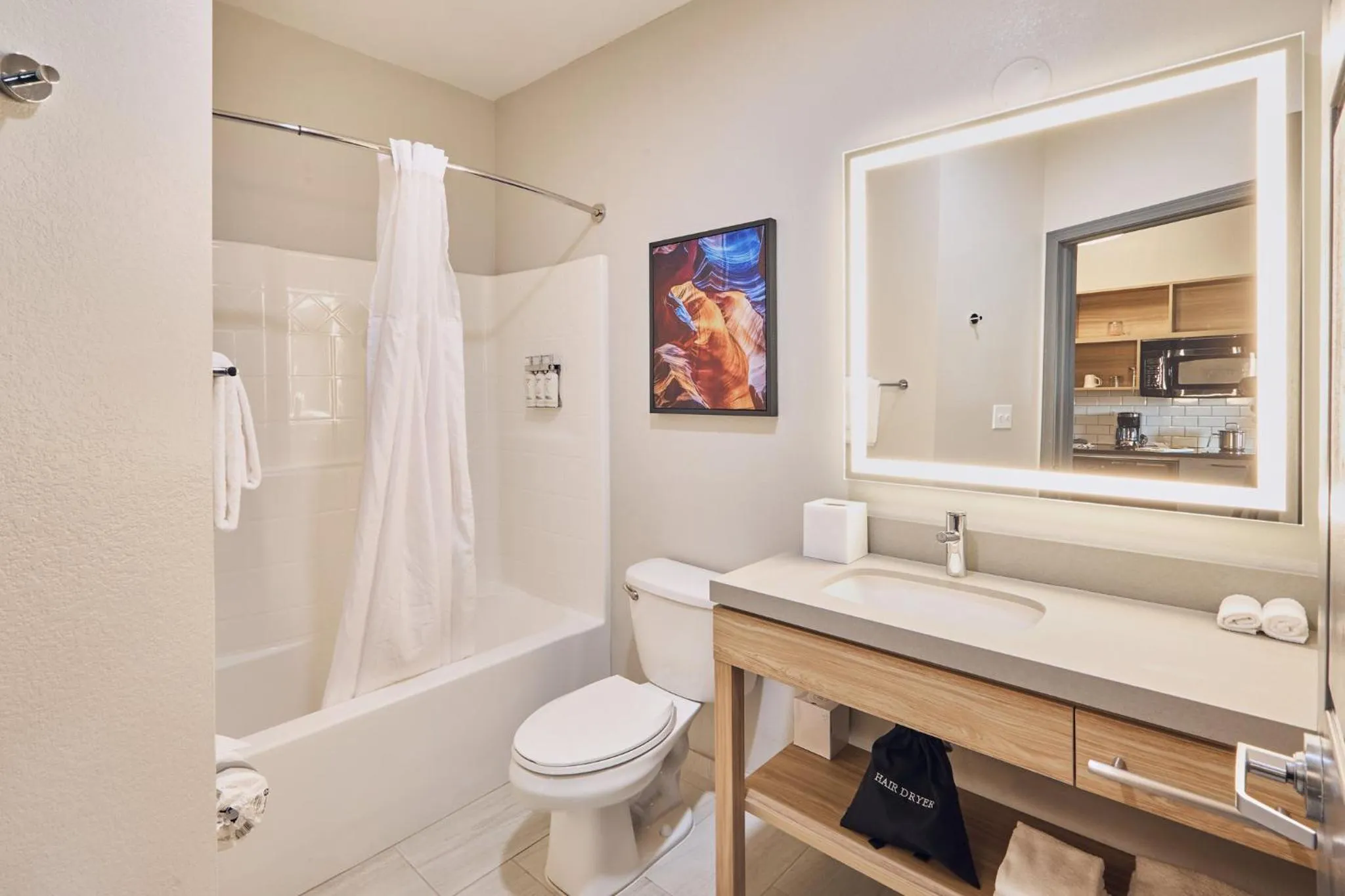 Bathroom in Candlewood Suites Hot Springs by IHG