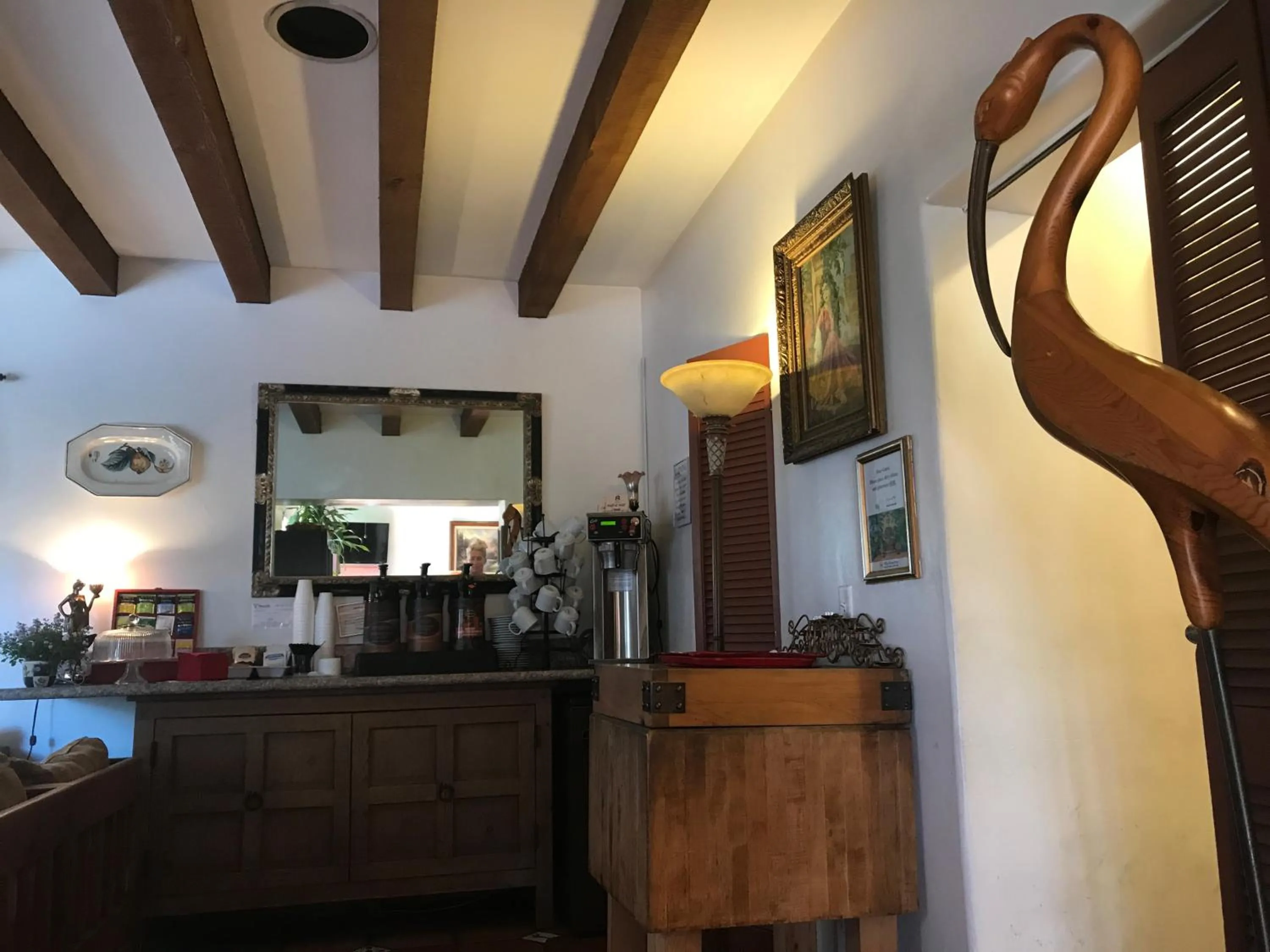 Continental breakfast in Villa Rosa Inn