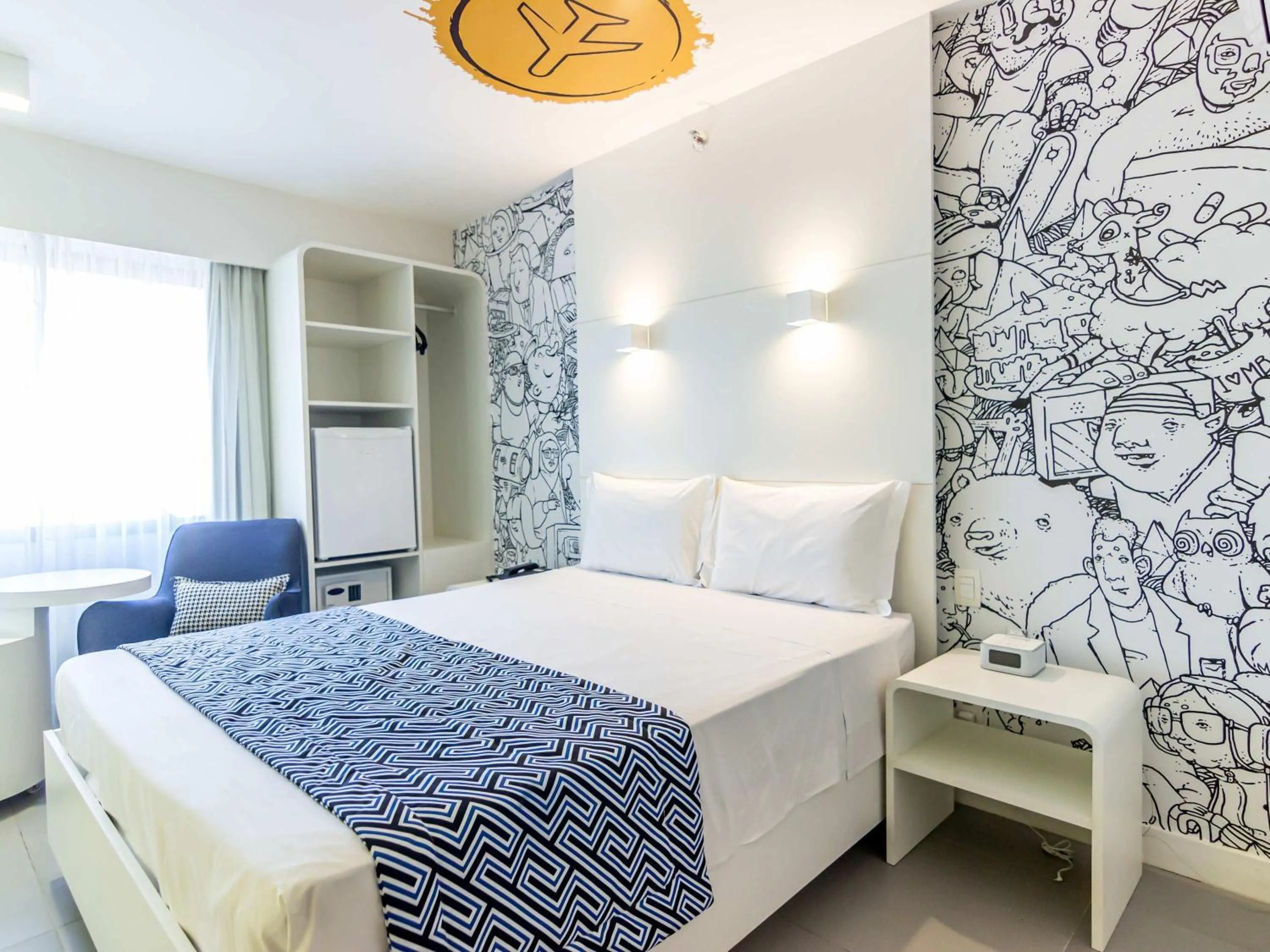 Bedroom, Bed in ibis Styles Rondonopolis