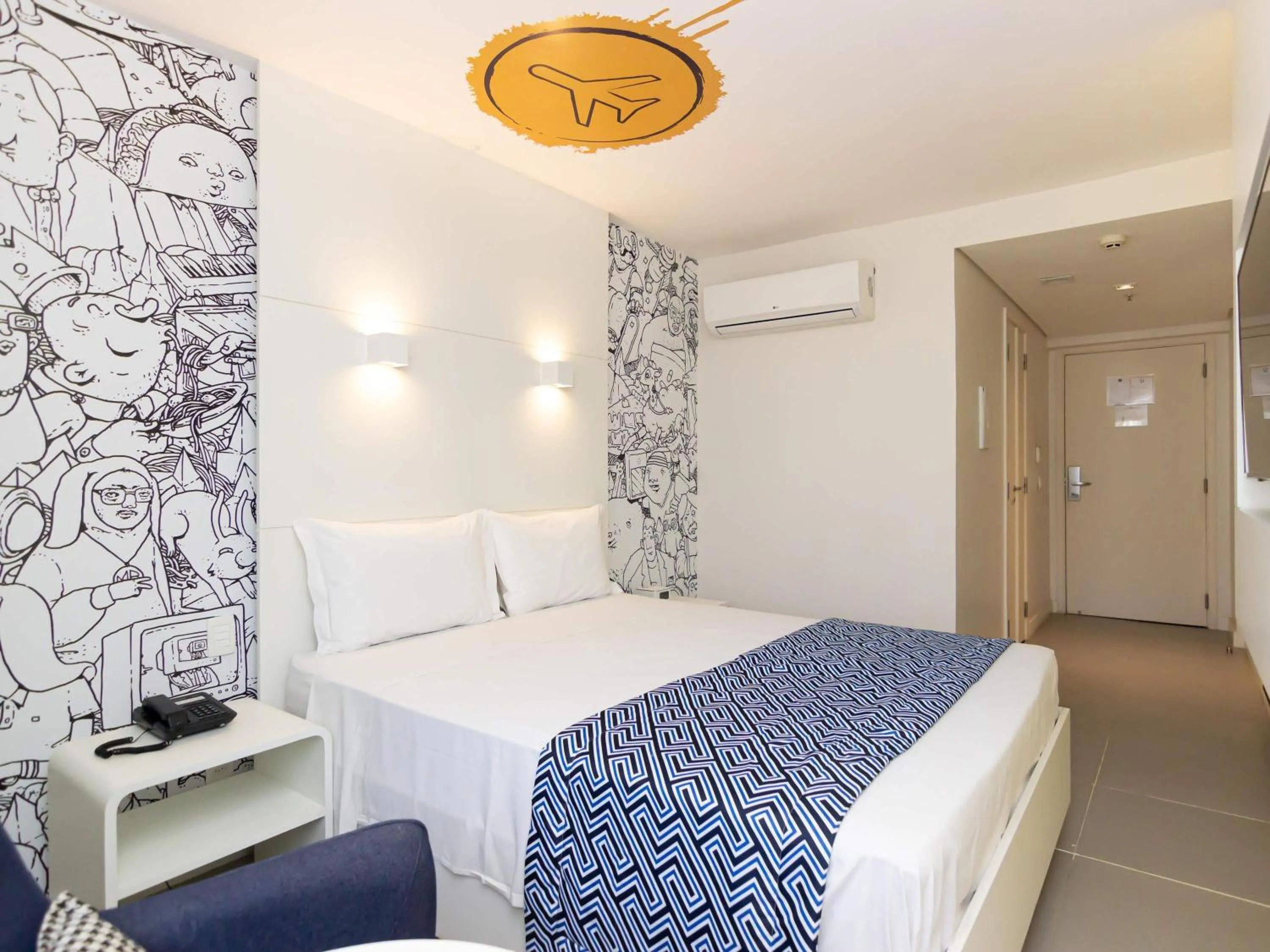 Bedroom, Bed in ibis Styles Rondonopolis