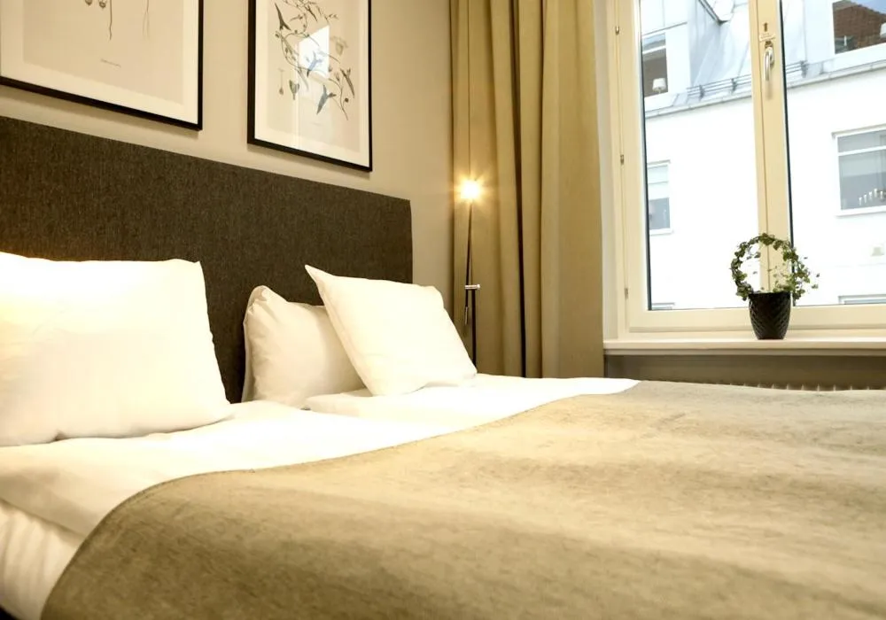 Bed in Grand Hotel Falkenberg