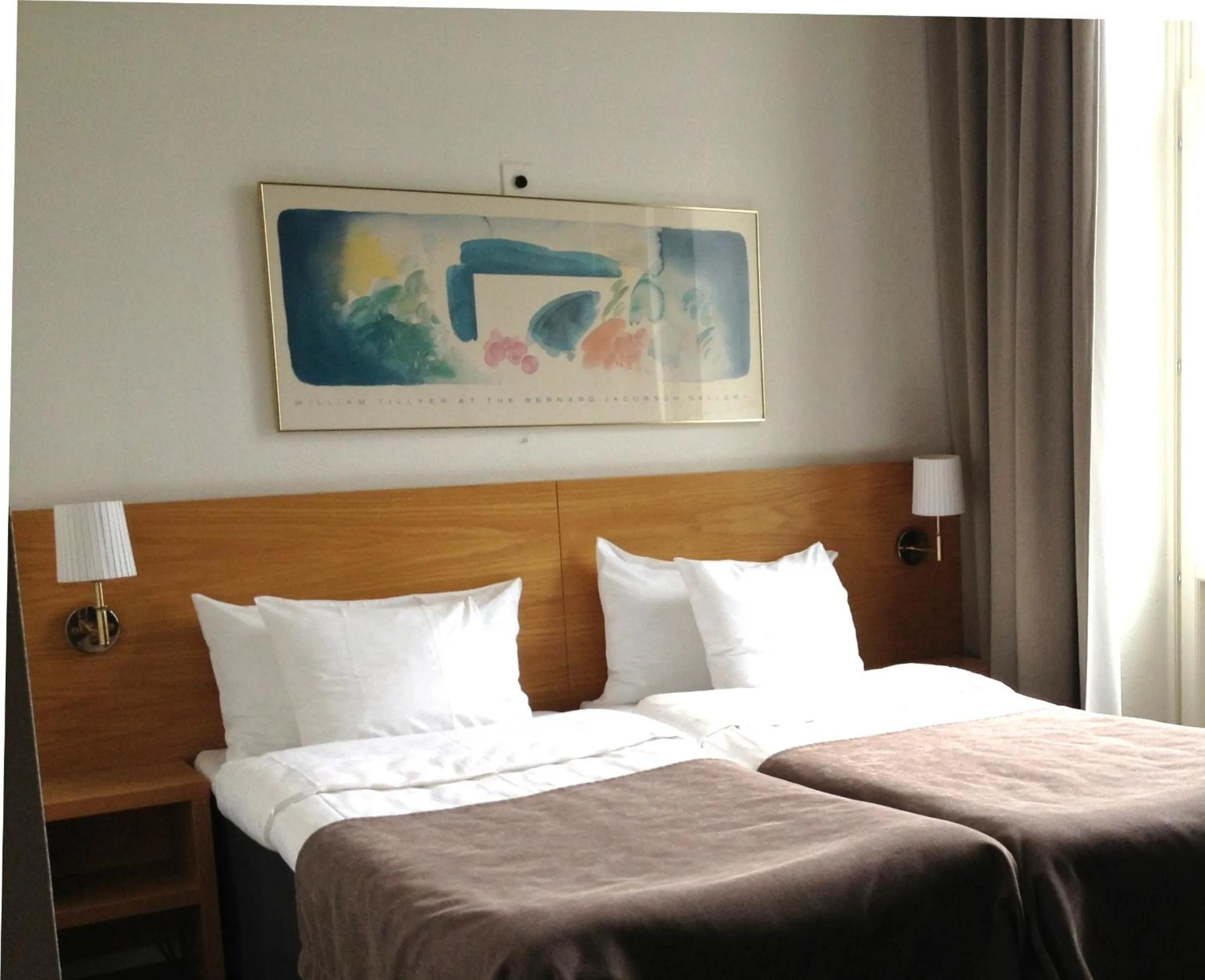 Bed in Grand Hotel Falkenberg