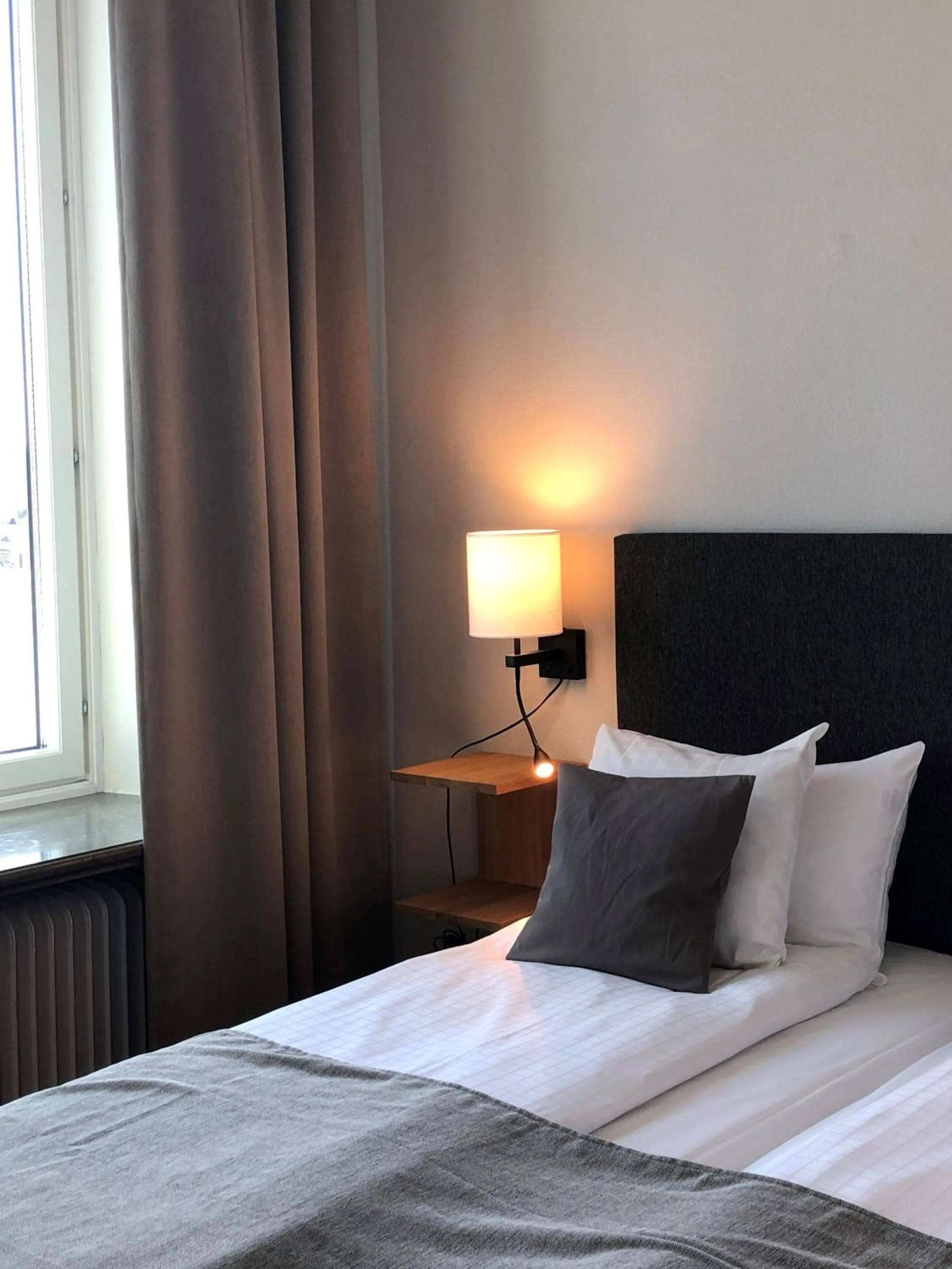 Bed in Grand Hotel Falkenberg