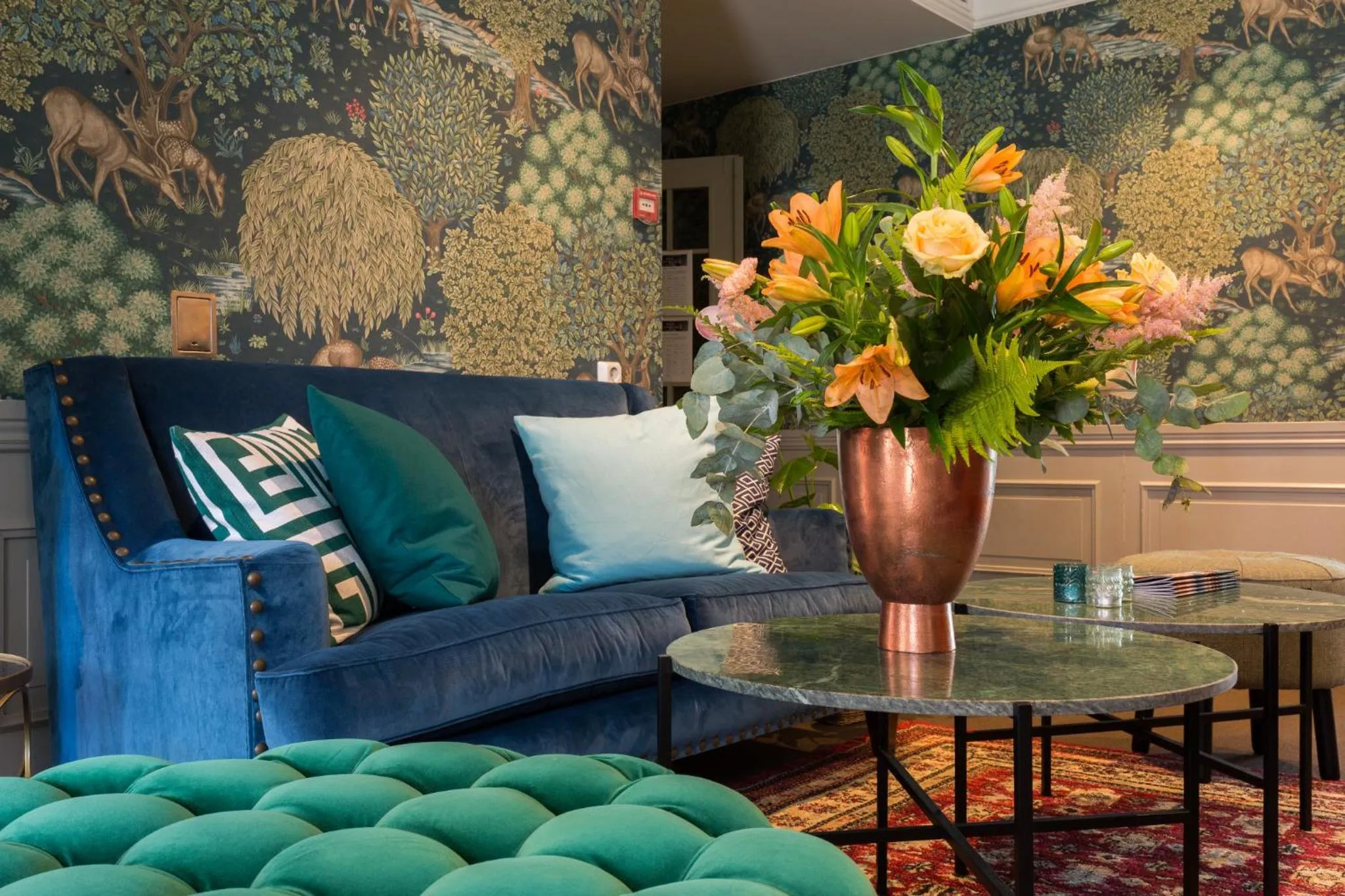 Lobby or reception in Fågelbro Säteri