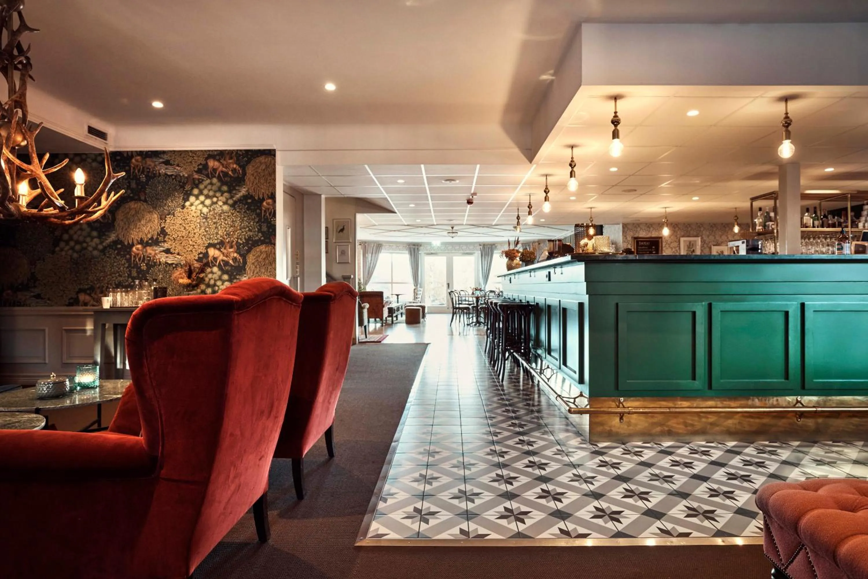 Lobby or reception in Fågelbro Säteri