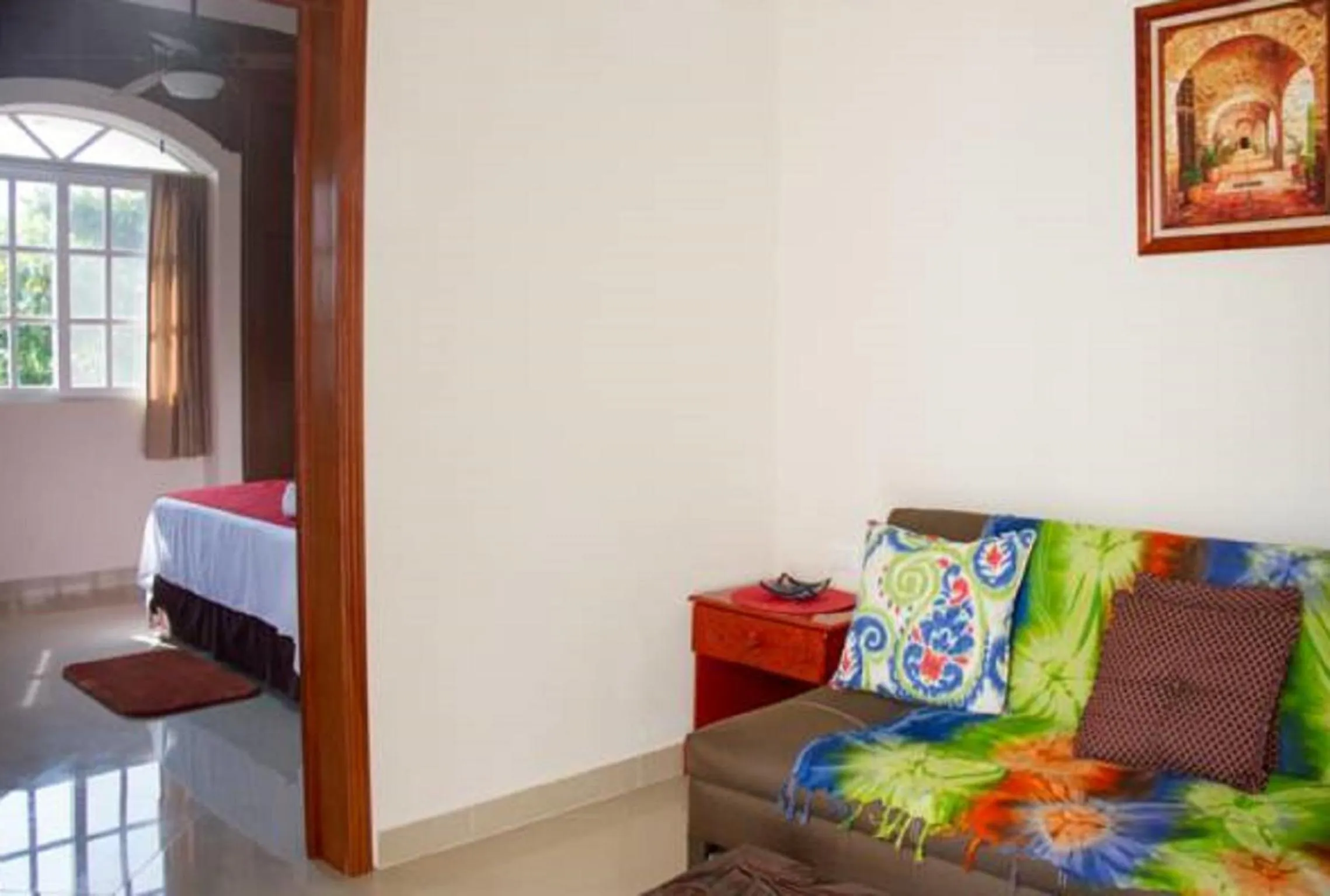 Decorative detail, Bed in Villas Keh