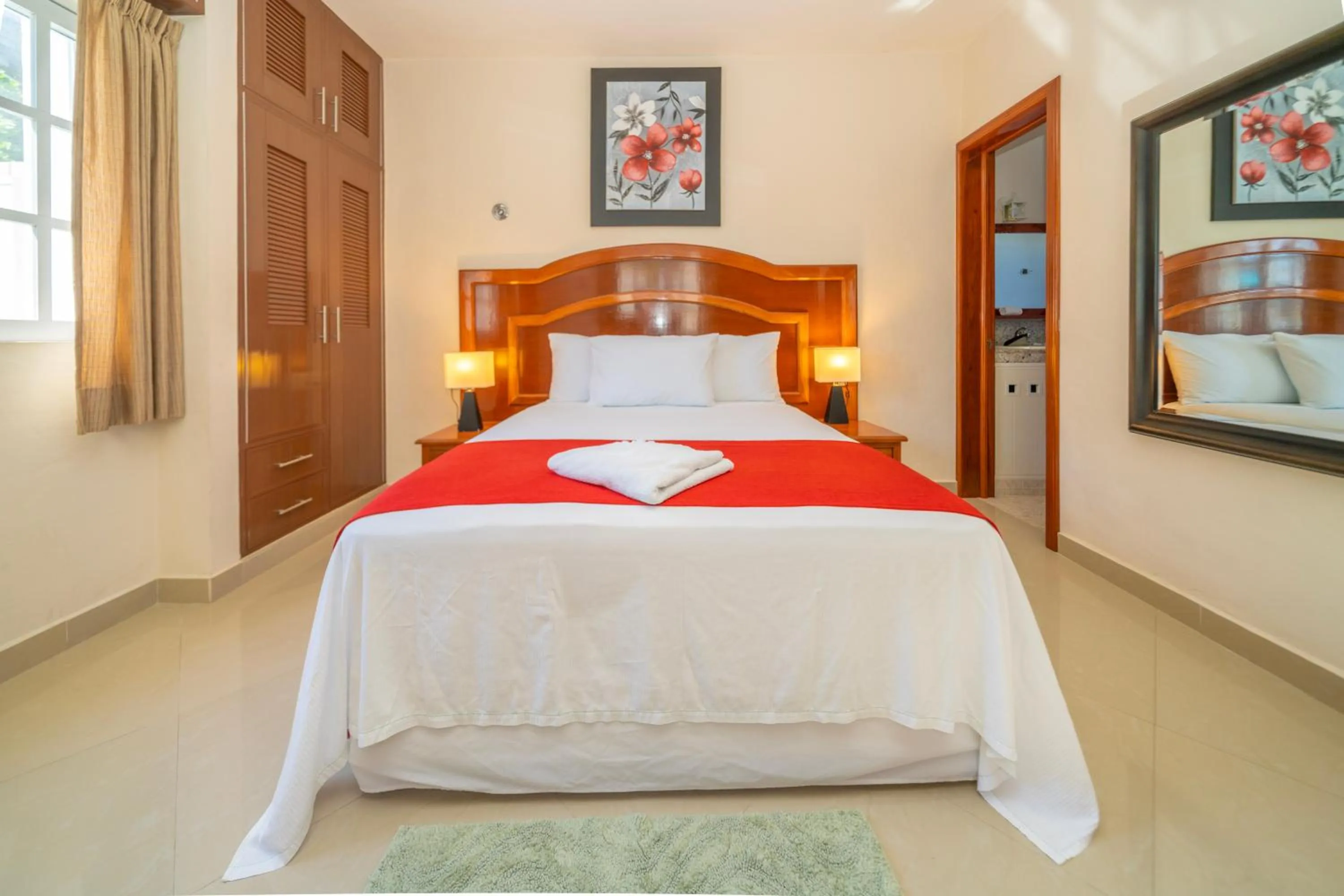 Bed in Villas Keh