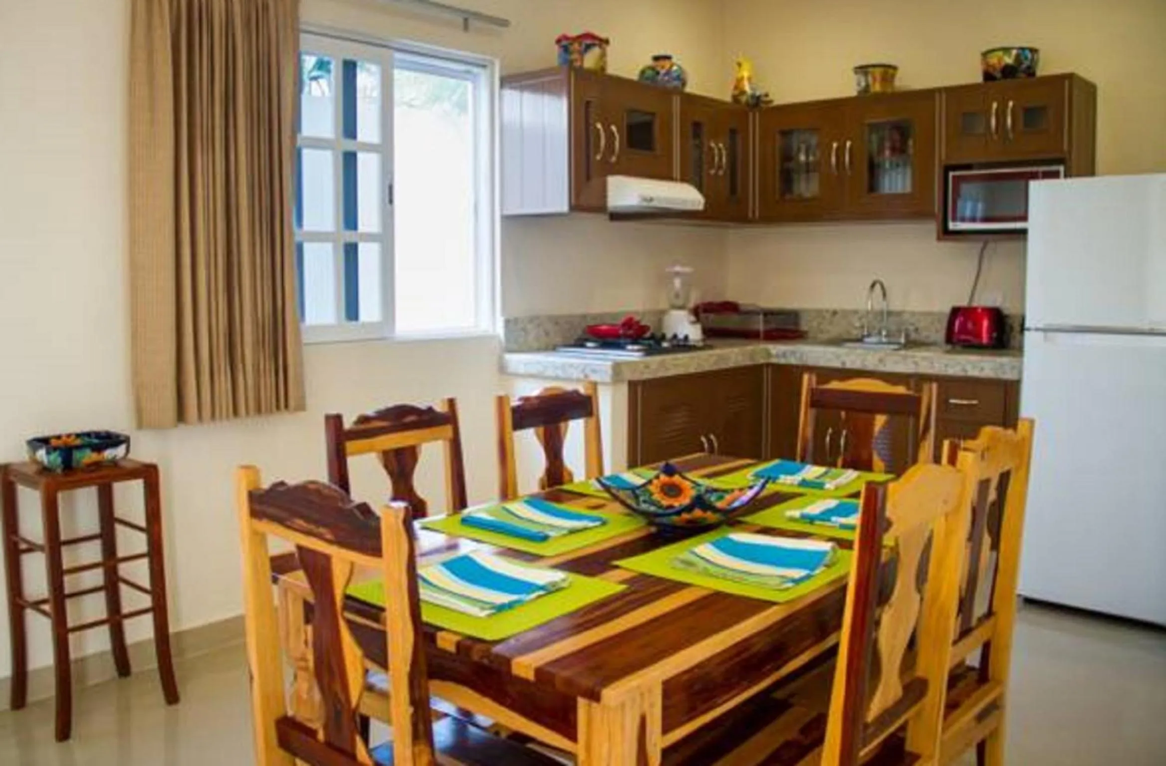 Kitchen or kitchenette in Villas Keh