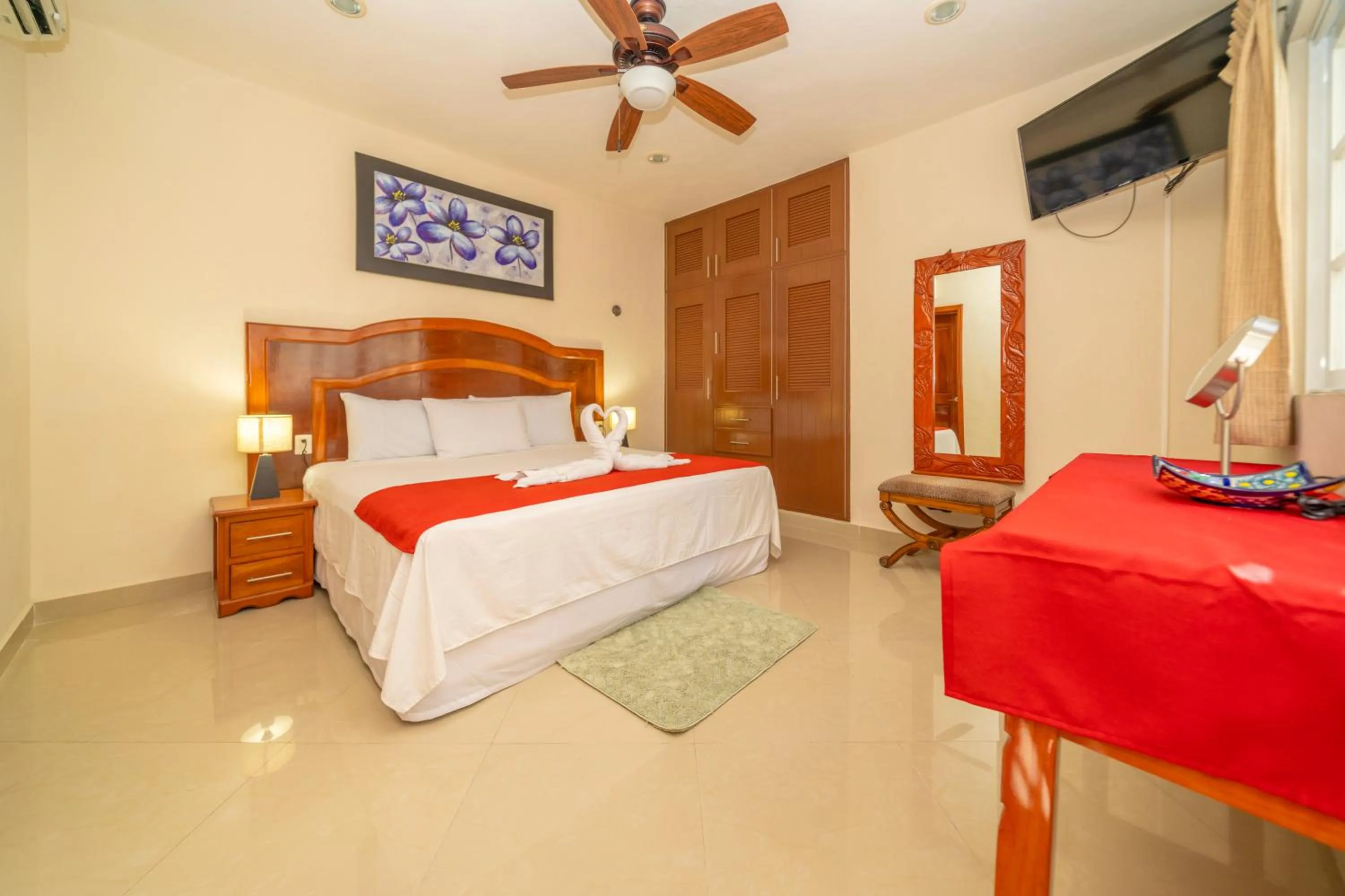 Bed in Villas Keh