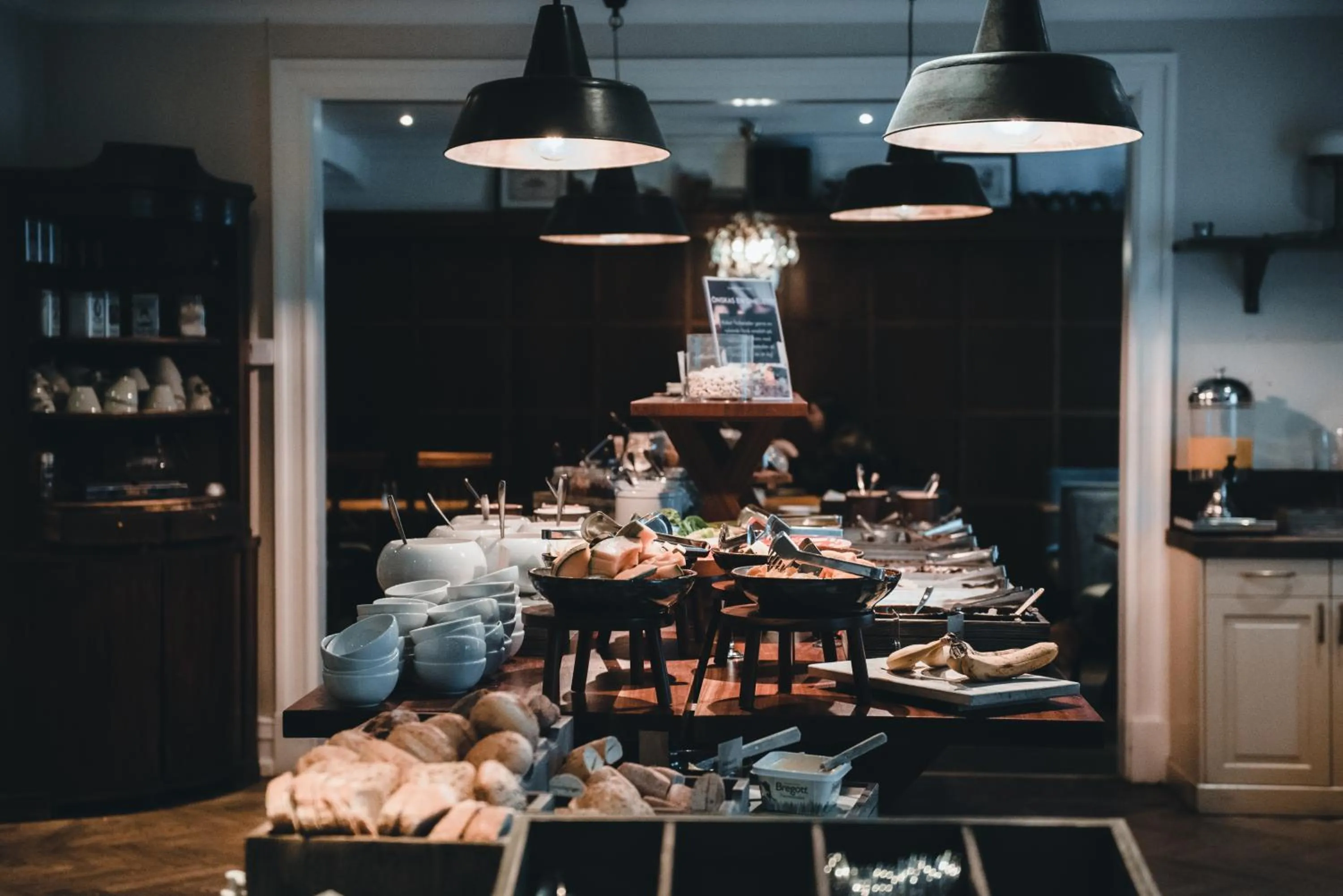 Buffet breakfast in Clarion Hotel Wisby