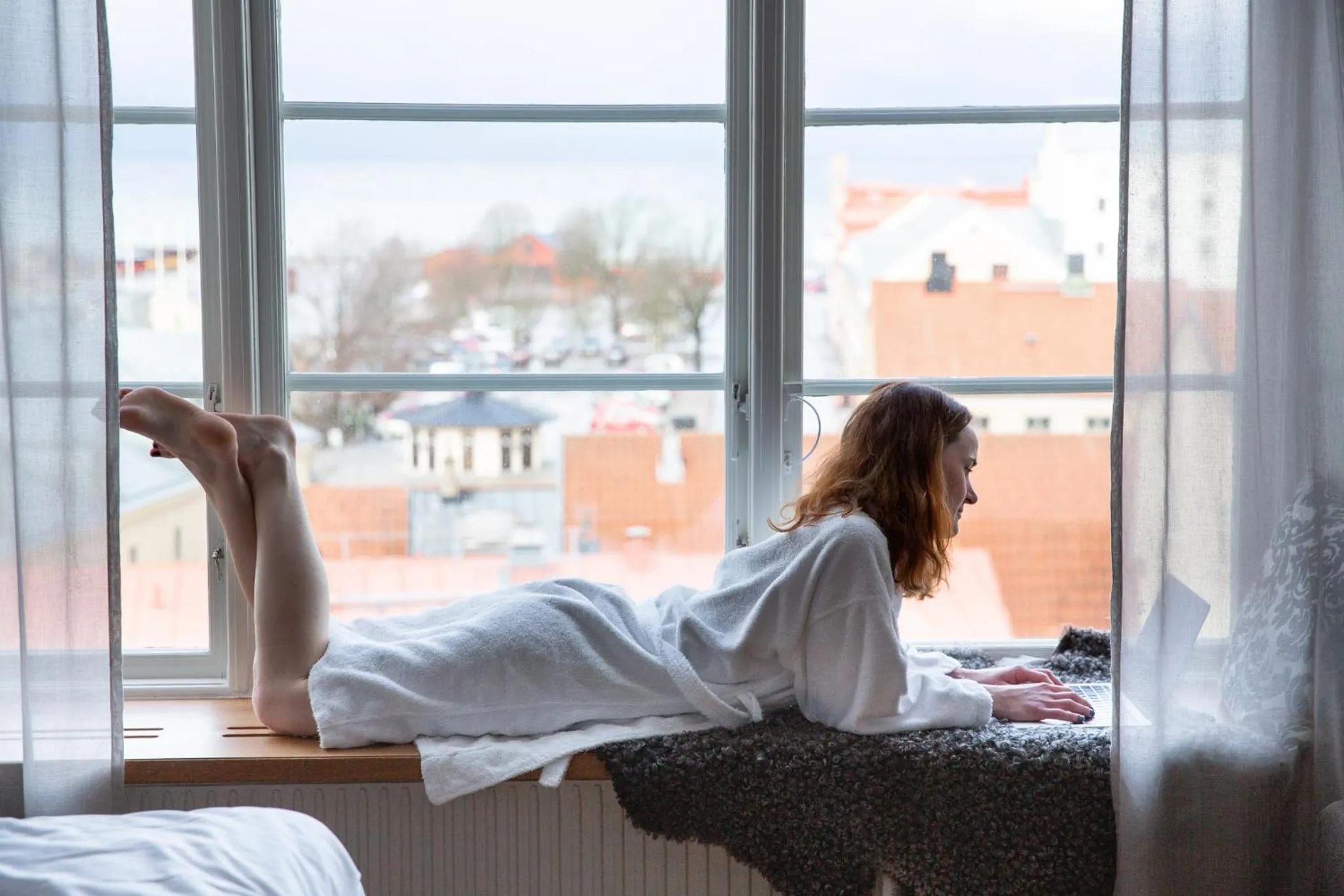 Bedroom, Bed in Clarion Hotel Wisby