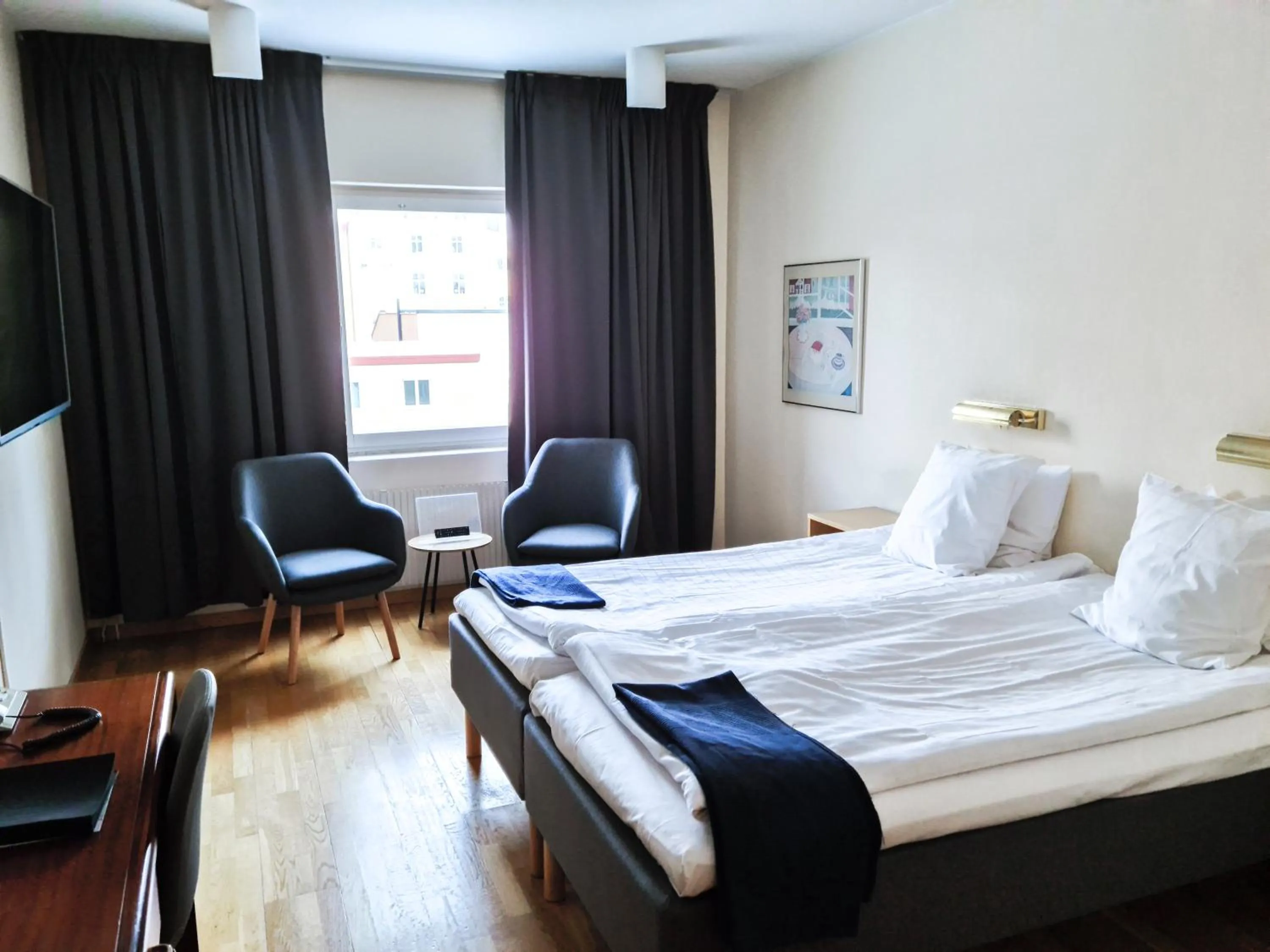 Bedroom, Bed in First Hotel Statt Örnsköldsvik