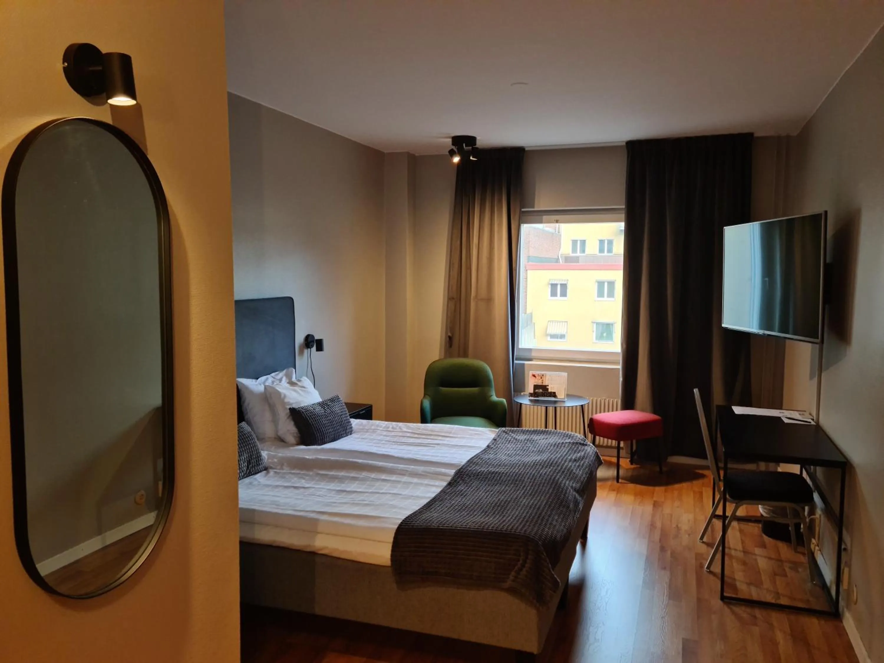 Photo of the whole room, Bed in First Hotel Statt Örnsköldsvik