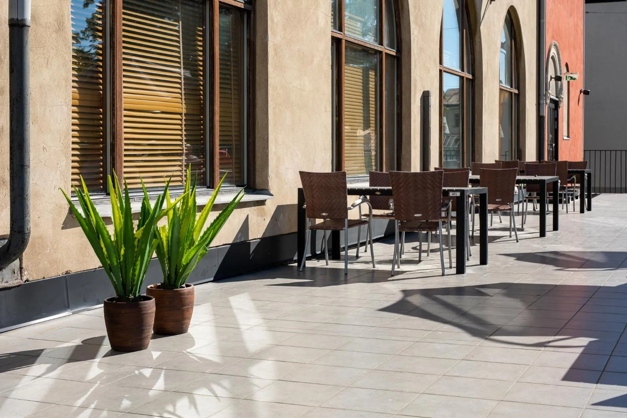 Patio in First Hotel Statt Örnsköldsvik