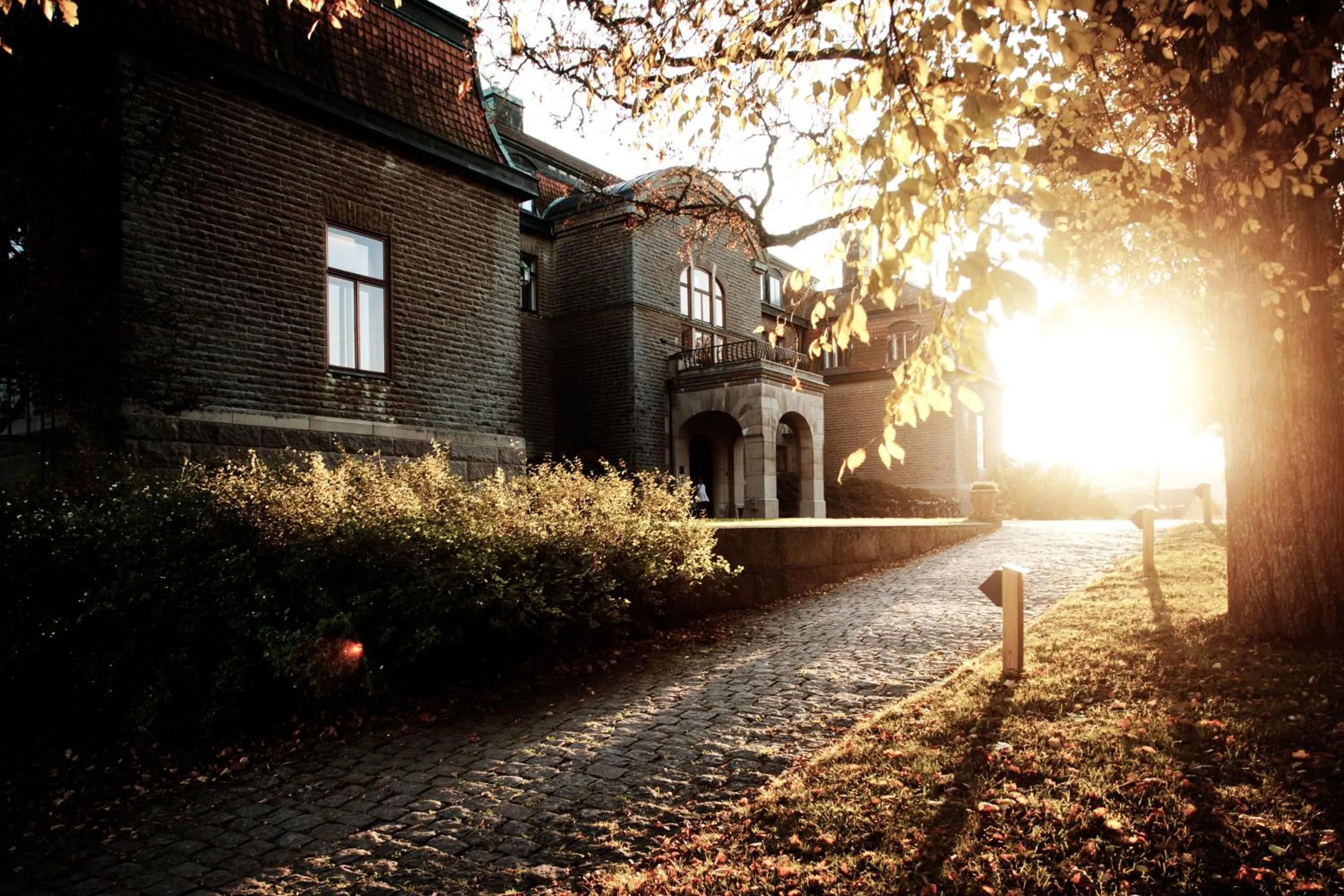Facade/entrance in Bjertorp Slott
