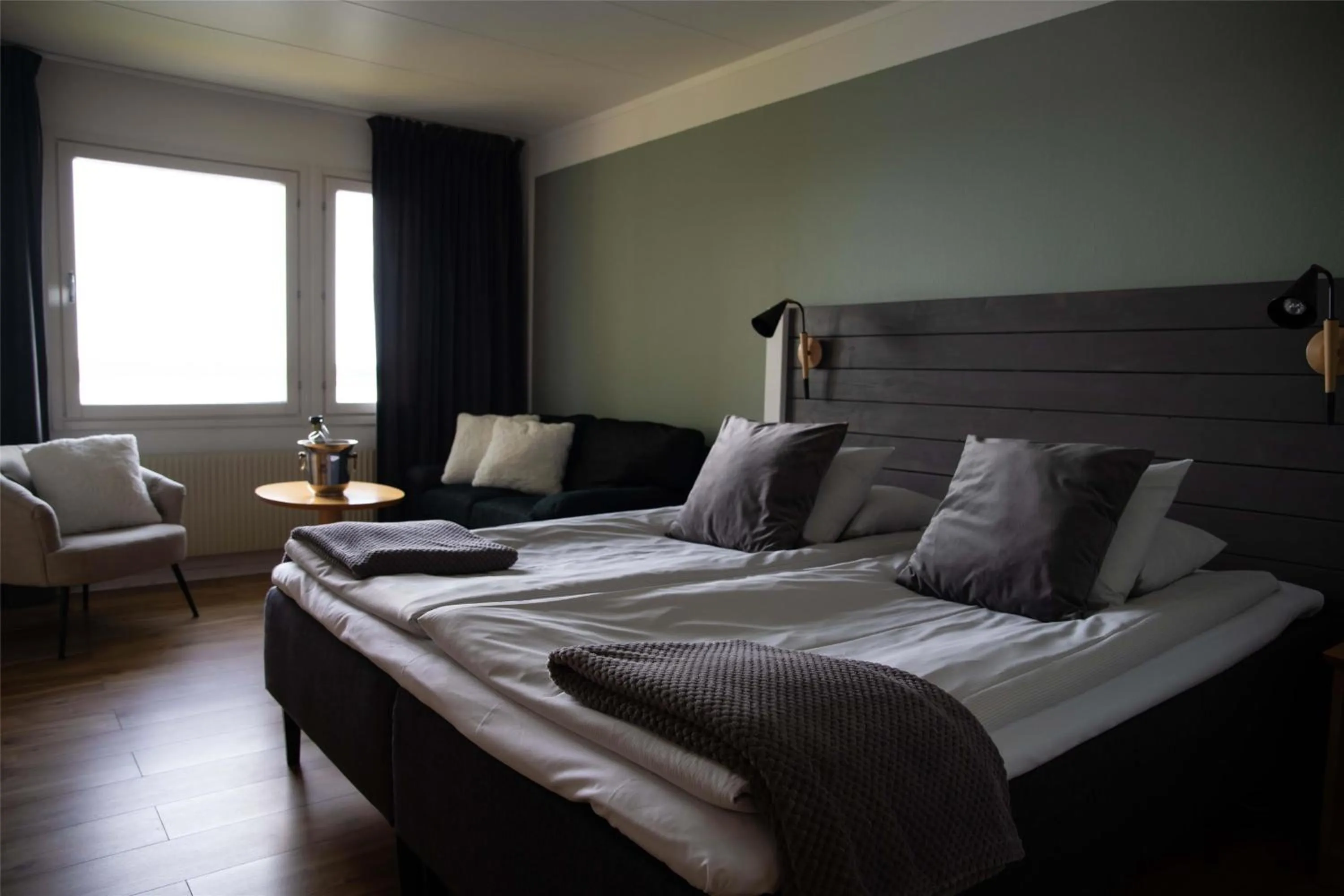 Bedroom, Bed in Hotel Ullinge