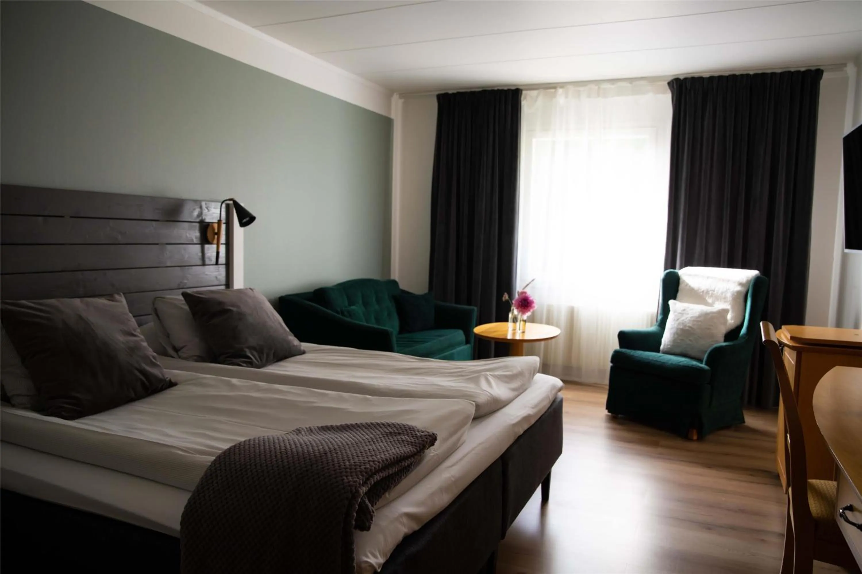 Bedroom, Bed in Hotel Ullinge