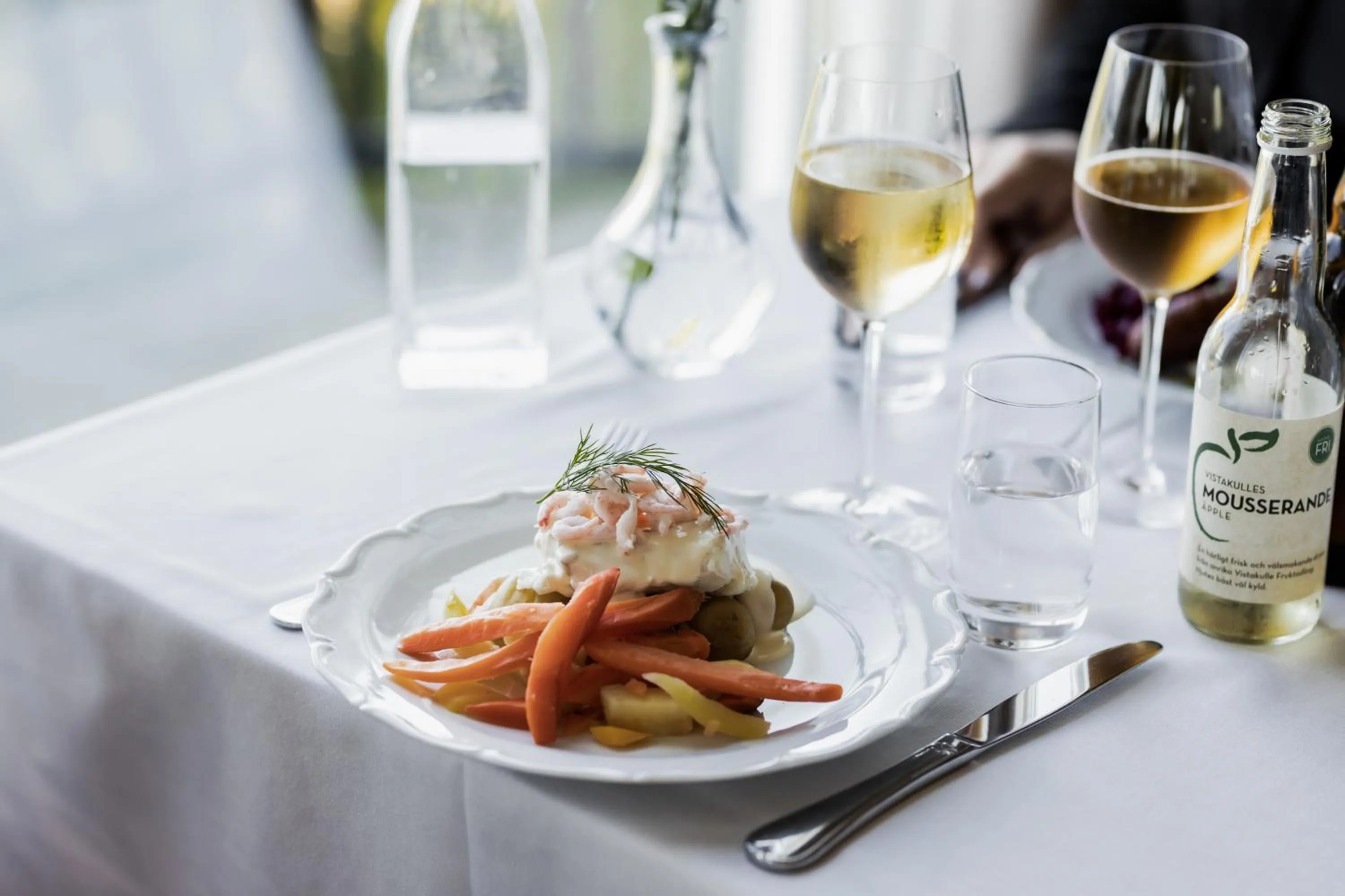 Food and drinks in Hotel Gyllene Uttern