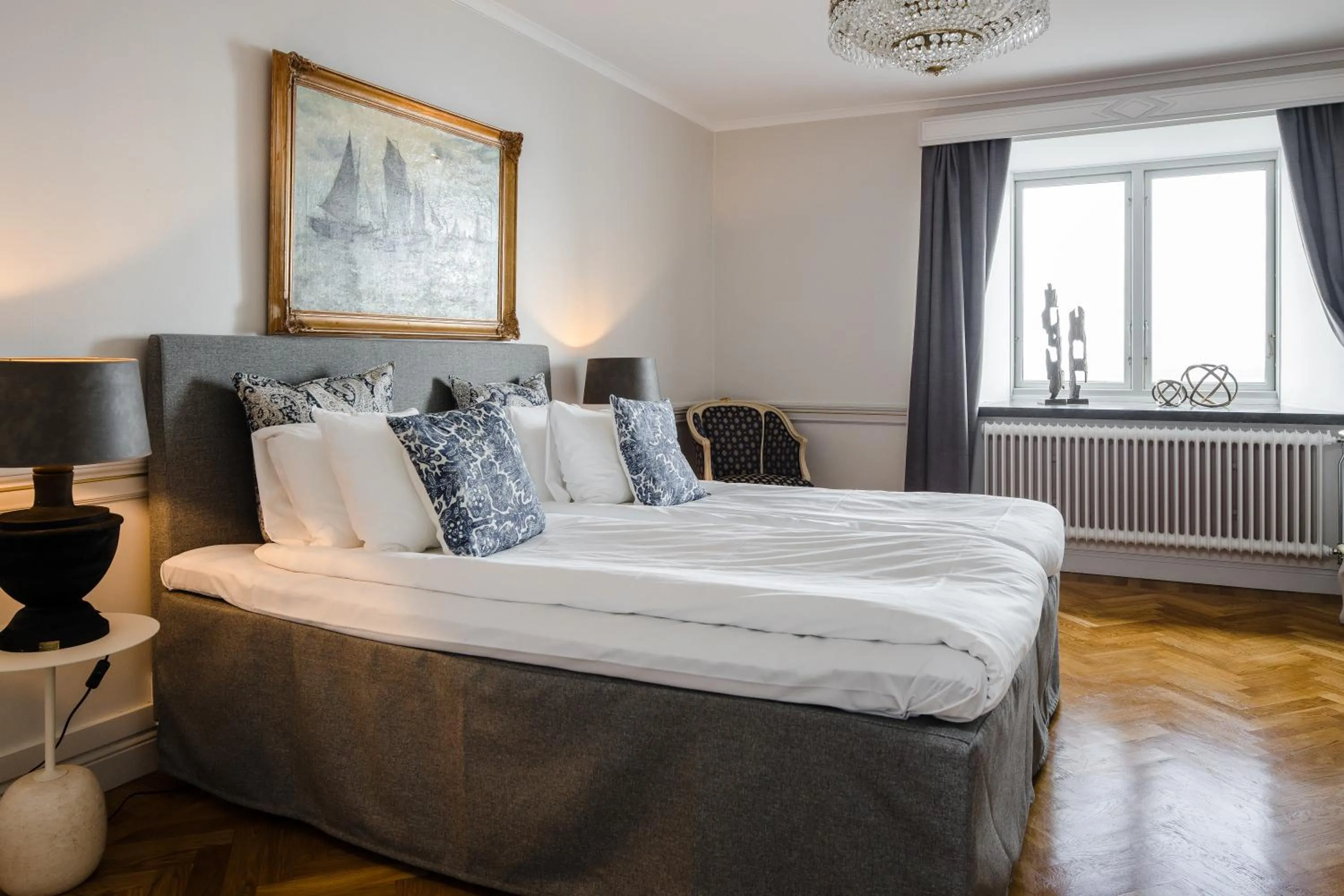 Bed in Hotel Gyllene Uttern