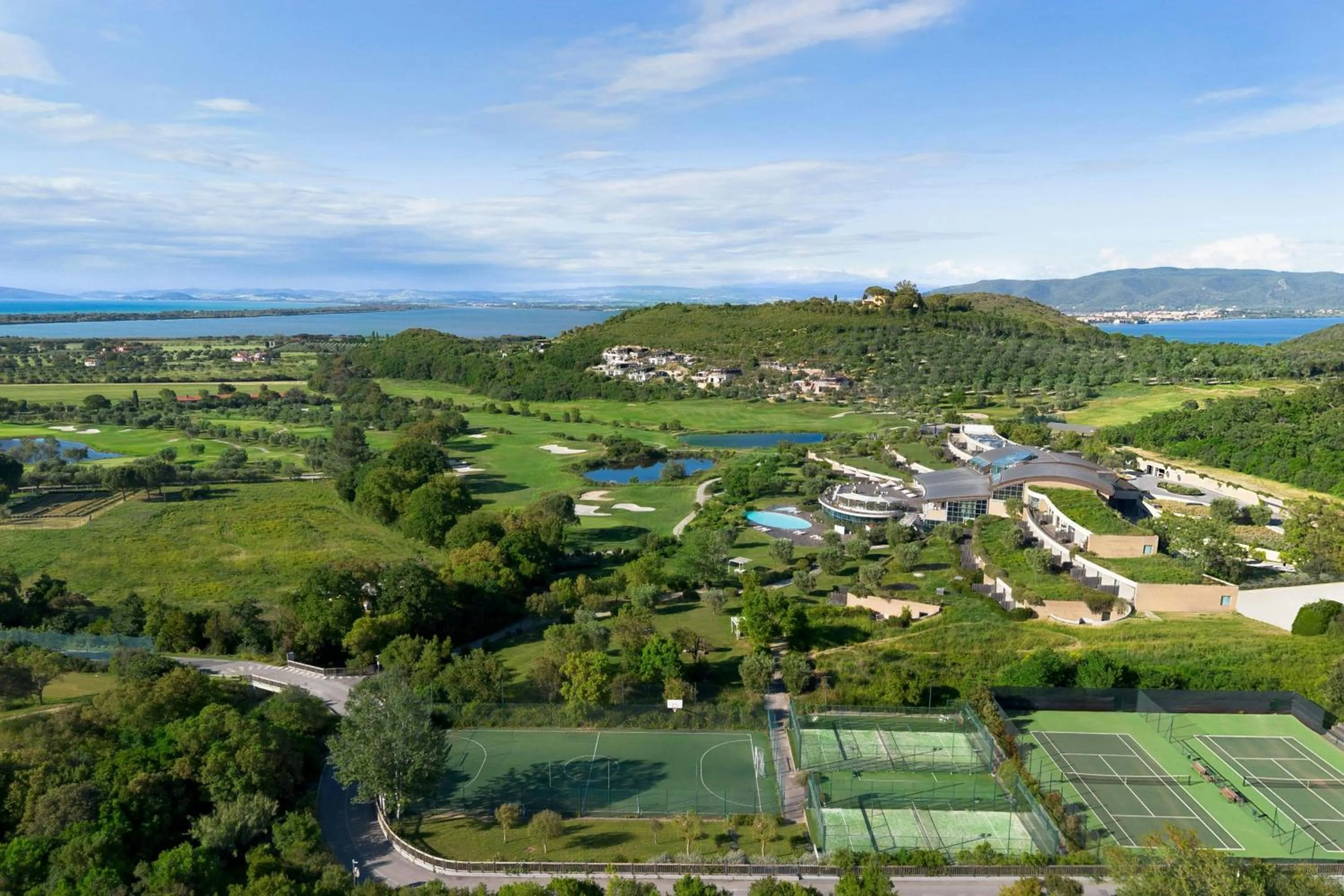 Tennis court in Argentario Golf & Wellness Resort, Autograph Collection