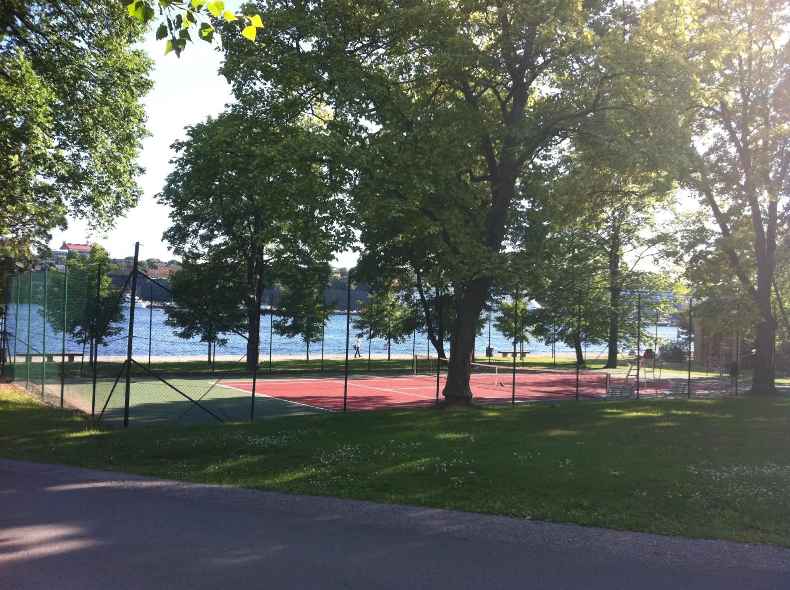 Tennis court in Hotel Skeppsholmen, Stockholm, a Member of Design Hotels