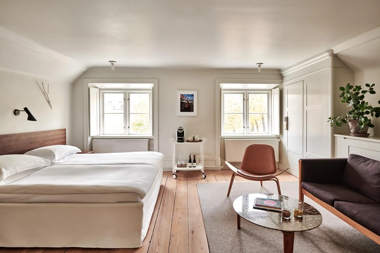 Bedroom, Bed in Hotel Skeppsholmen, Stockholm, a Member of Design Hotels