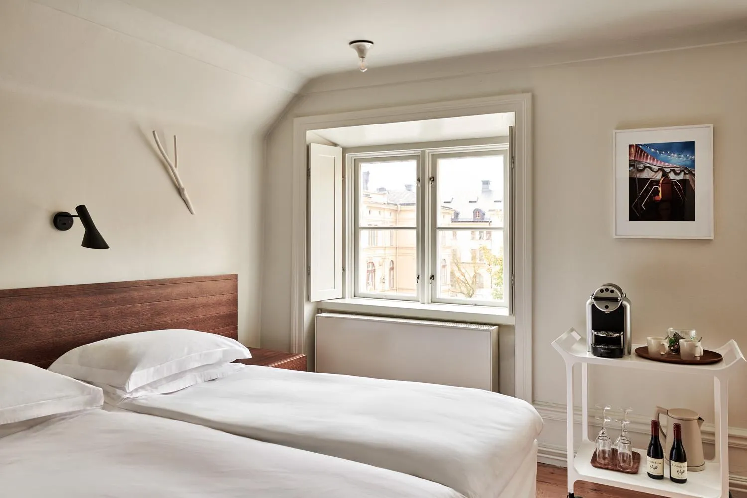 Bedroom, Bed in Hotel Skeppsholmen, Stockholm, a Member of Design Hotels