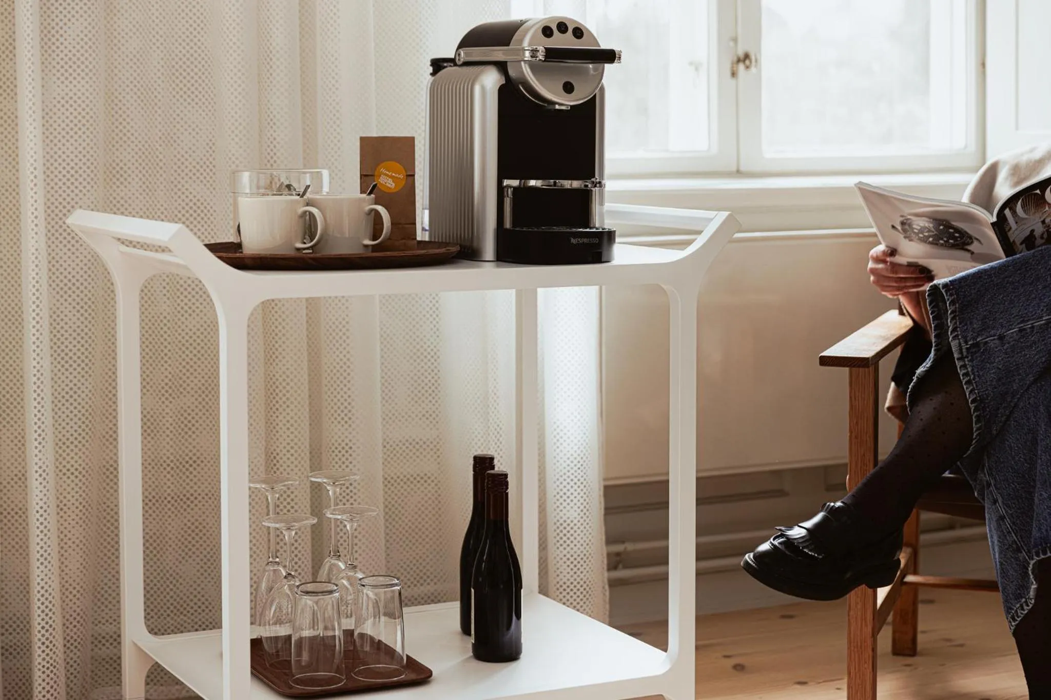 Coffee/tea facilities in Hotel Skeppsholmen, Stockholm, a Member of Design Hotels