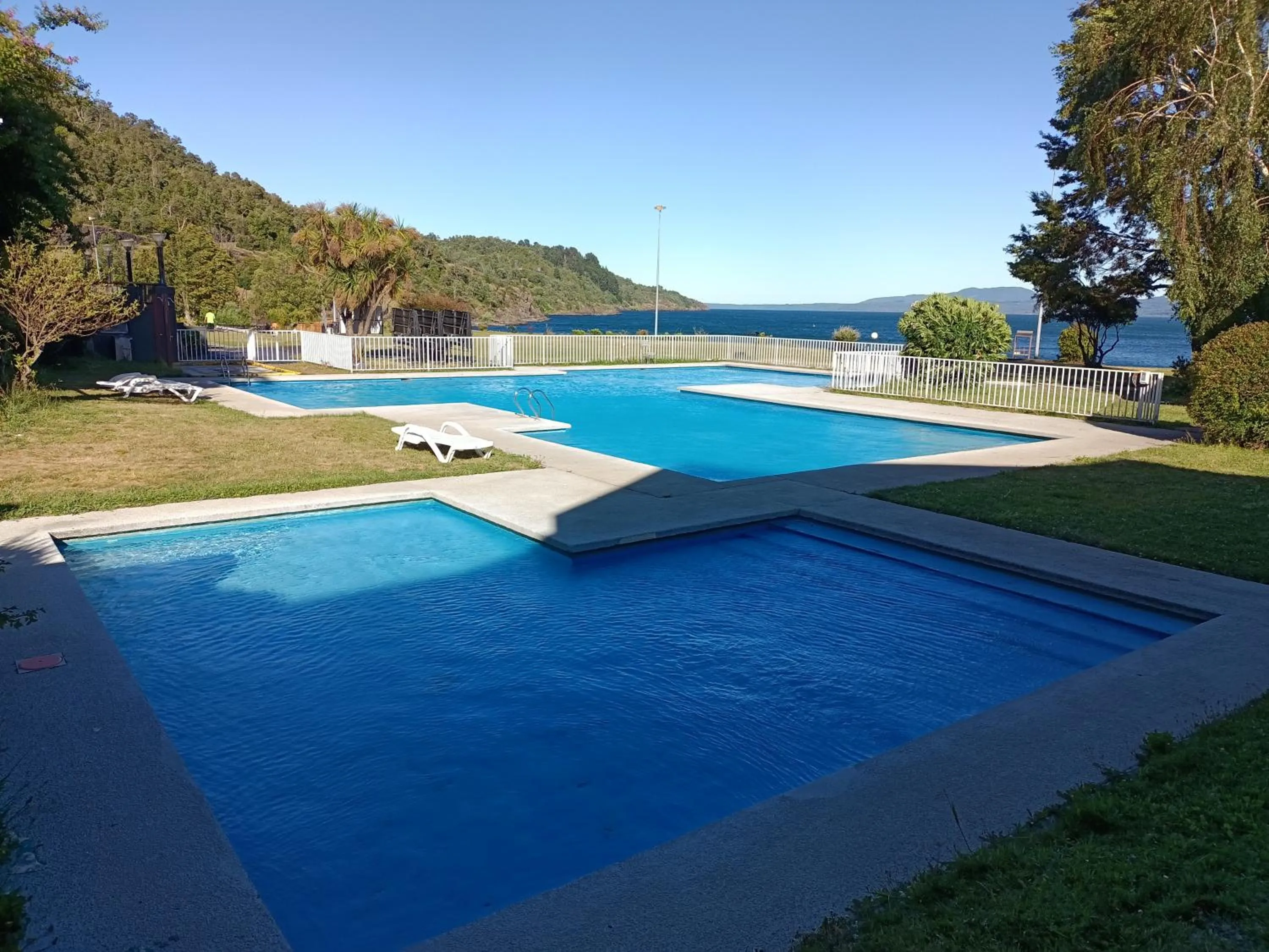 Swimming pool in Apart Enjoy Pucón