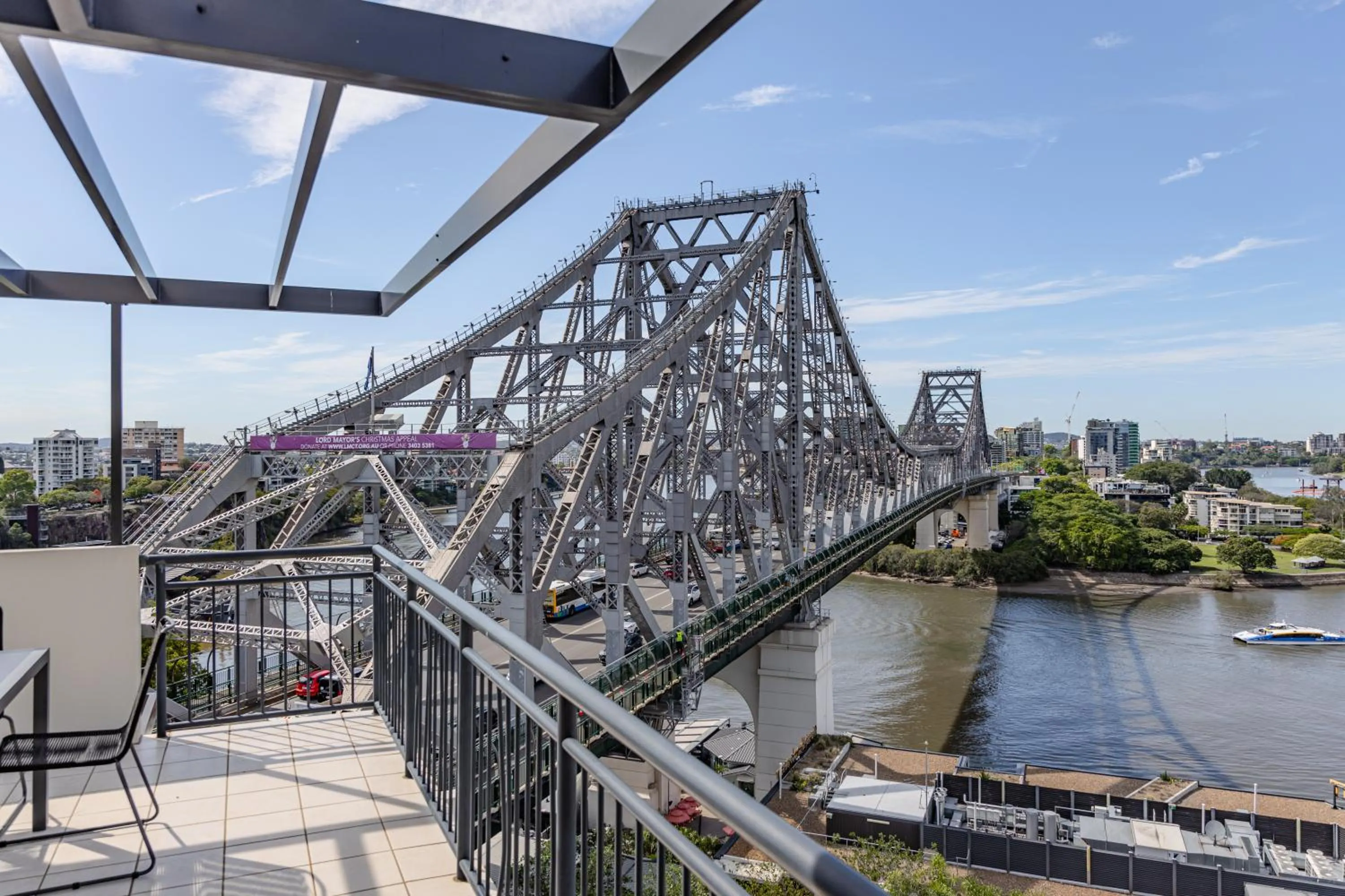 River view in Oakwood Hotel & Apartments Brisbane