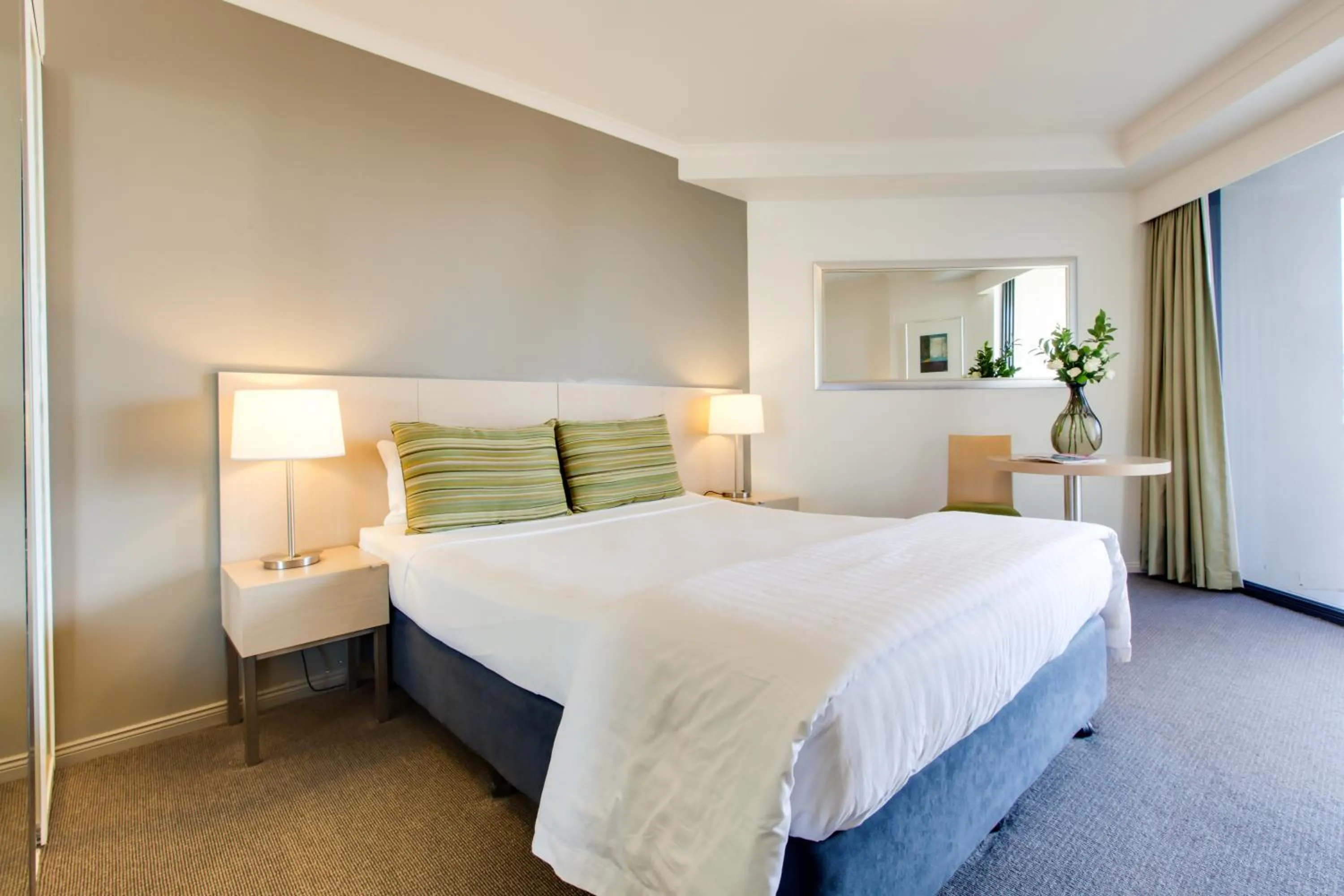 Bed in Oakwood Hotel & Apartments Brisbane