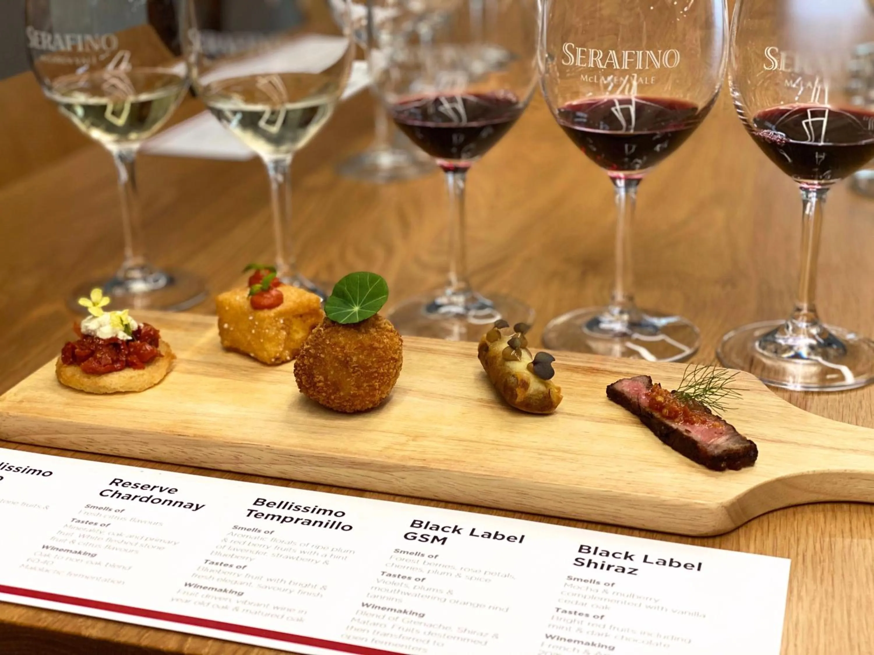 Food and drinks in Serafino McLaren Vale