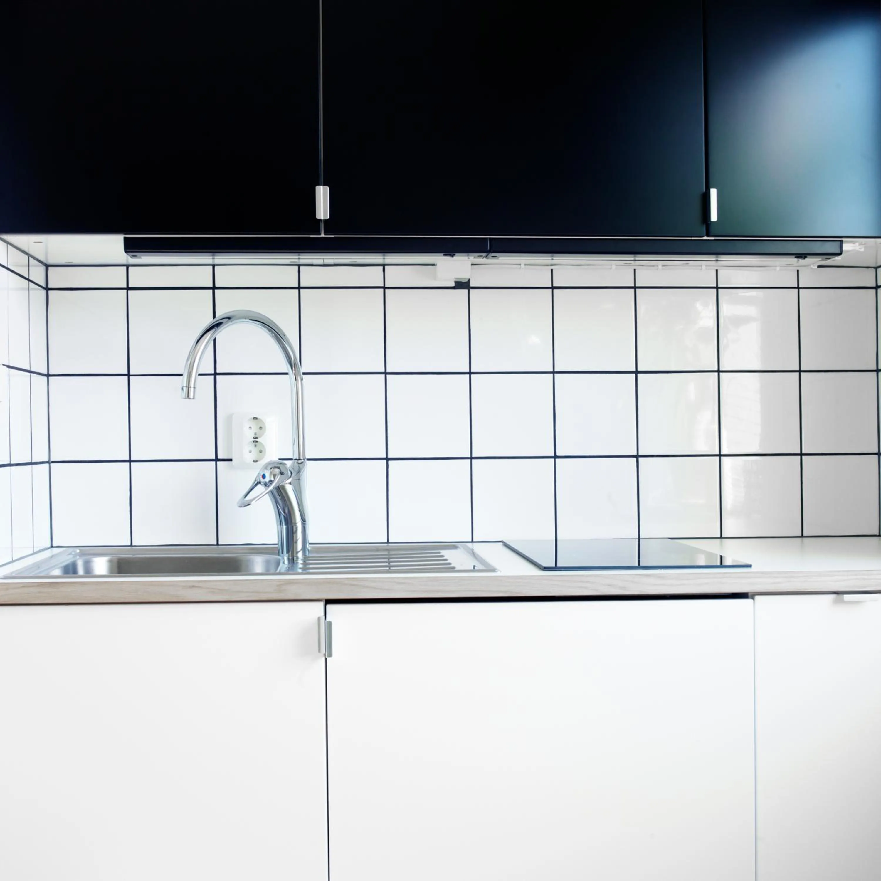 Kitchen or kitchenette in Hotel Kockska Gården