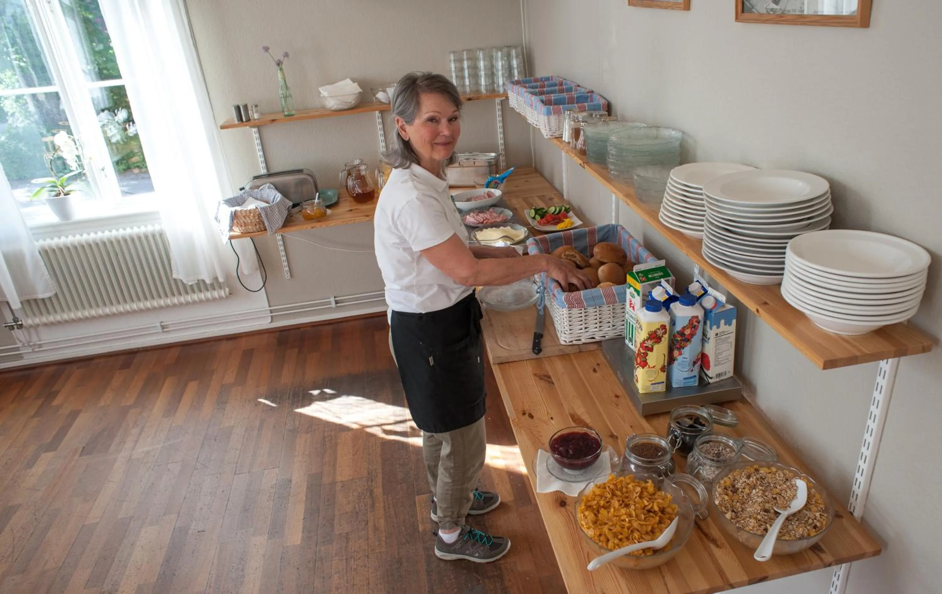 Food and drinks in Ronneby Brunnspark Vandrarhem och B&B